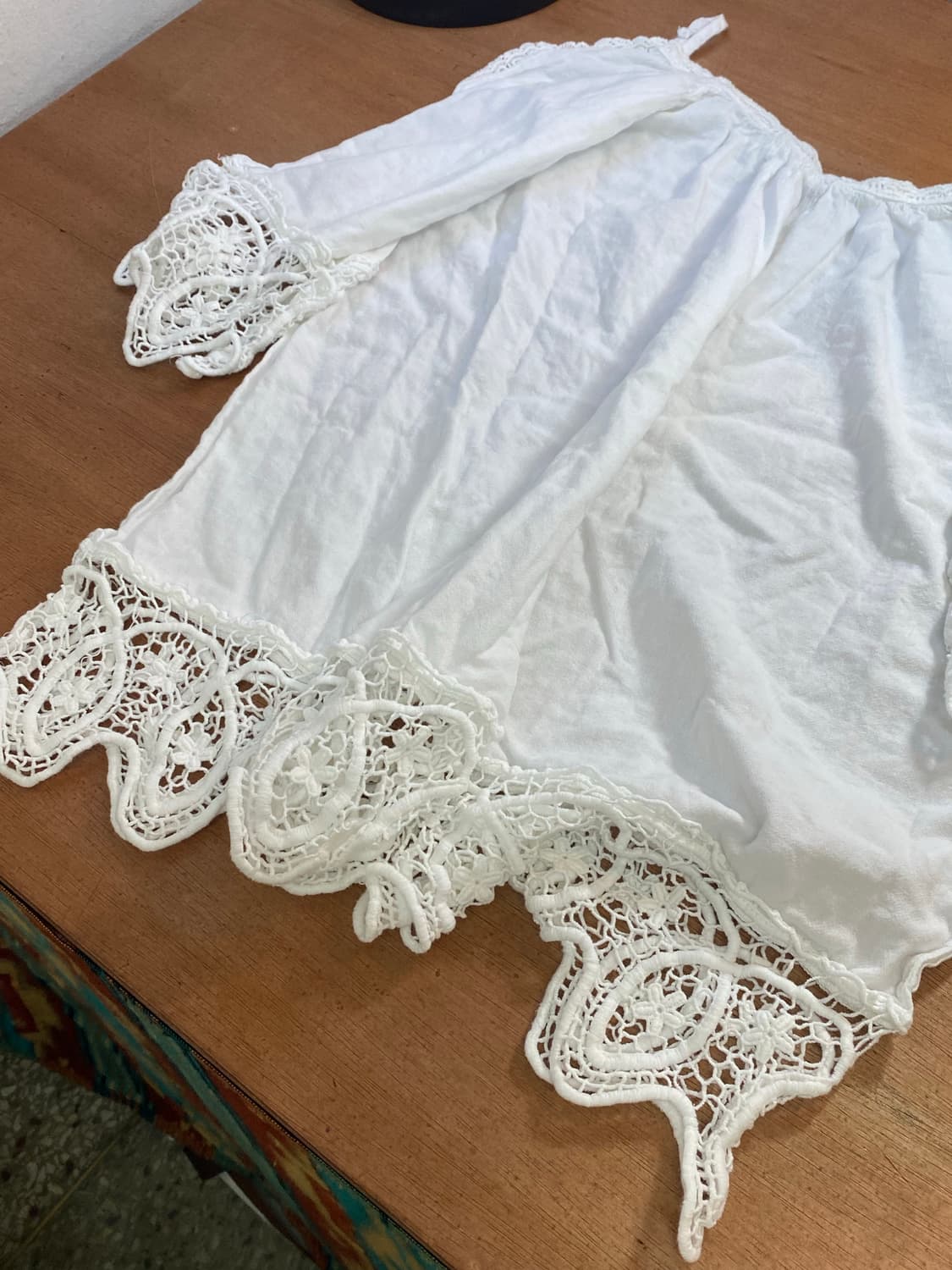 유럽빈티지 펀칭블라우스 펀칭원피스 상품이미지4