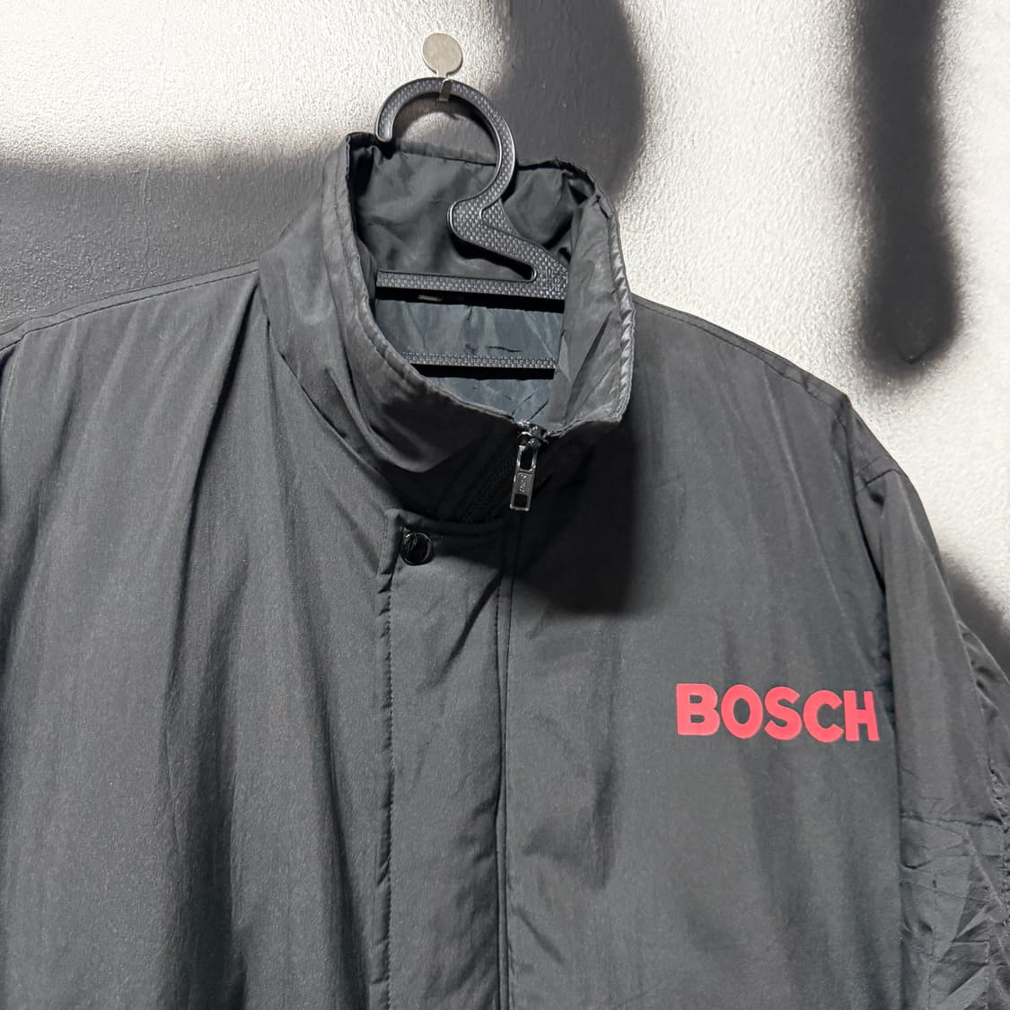 BOSCH 빅 프린팅 레이싱 크롭 봄버 자켓 상품이미지3