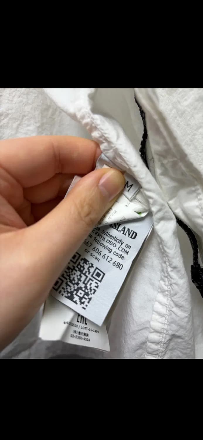 스톤아일랜드 화이트 셔츠 M 상품이미지3