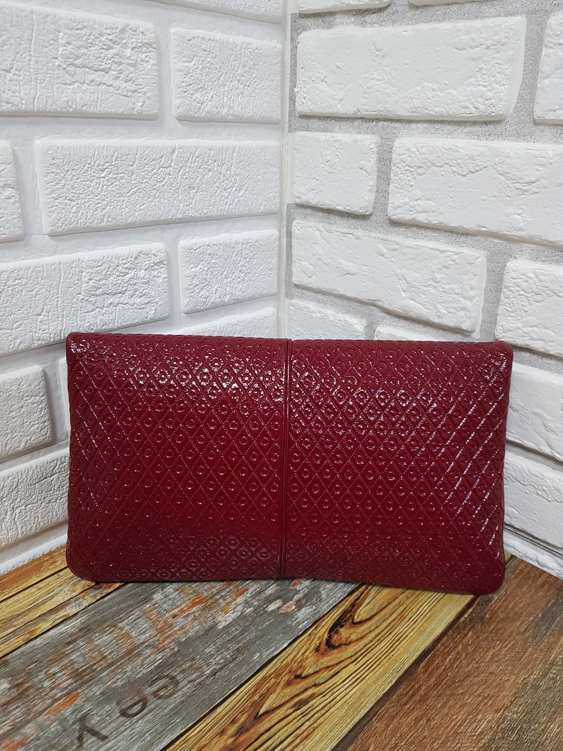 [정품] 토즈 페이던트 버건디 클러치 상품이미지5