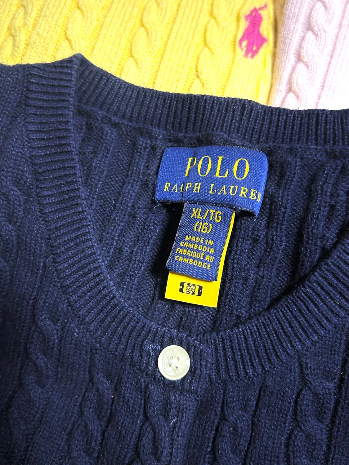 폴로 걸즈 가디건 XL 상품이미지4