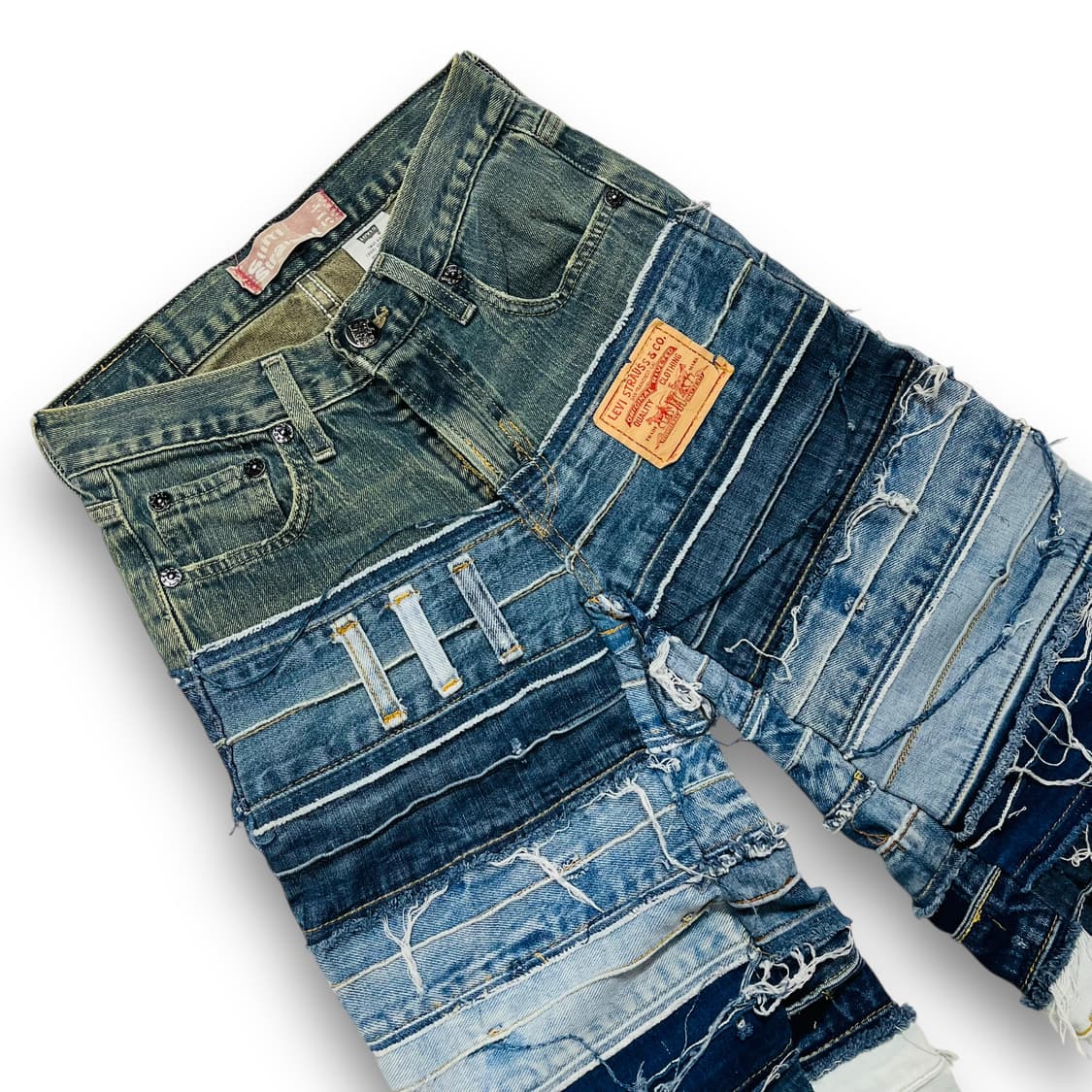 리바이스 y2k 리메이크 커스텀 그런지 데님 팬츠 상품이미지3