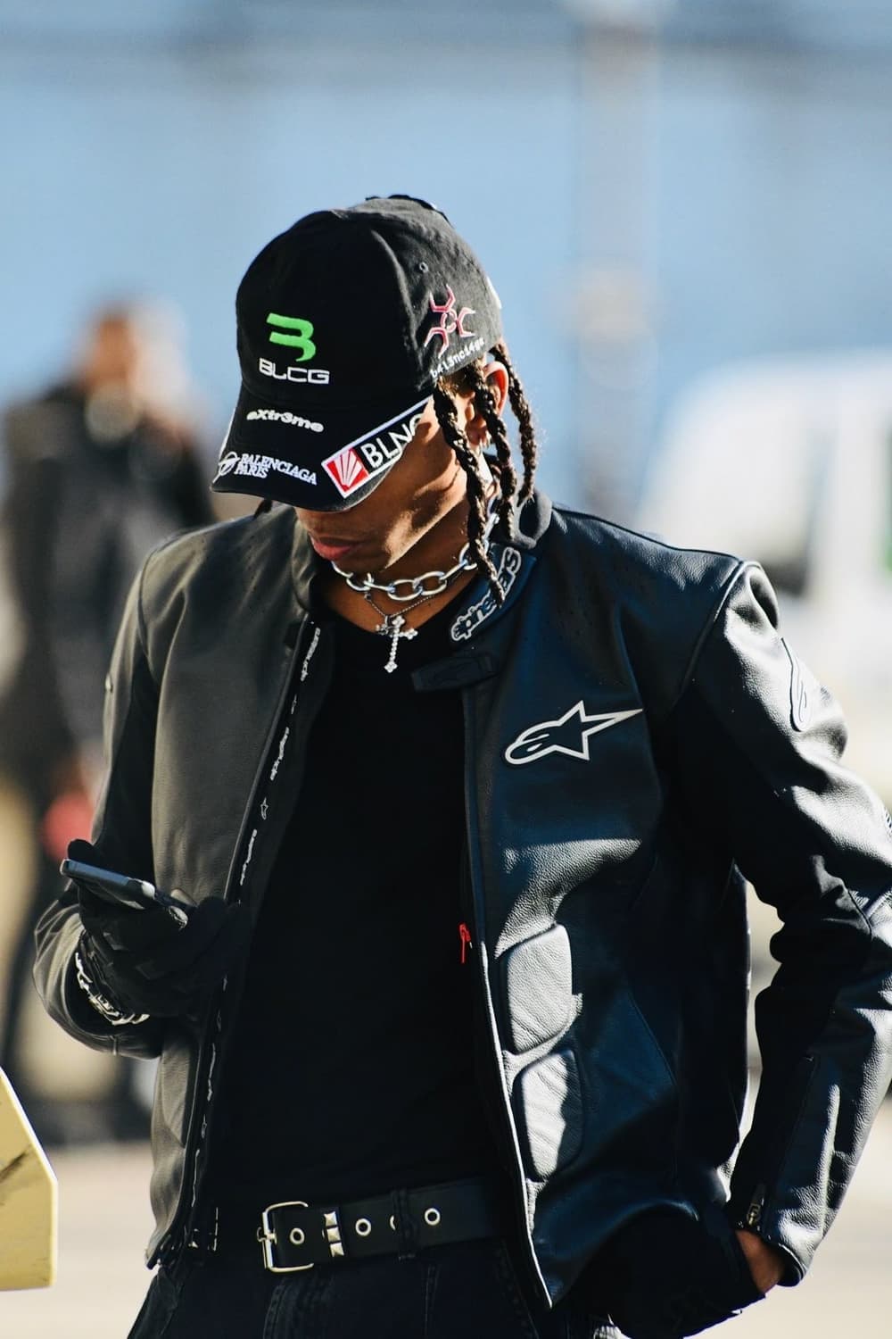 Alpinestars 알파인스타 레더 모터사이클 바이커 자켓 상품이미지1