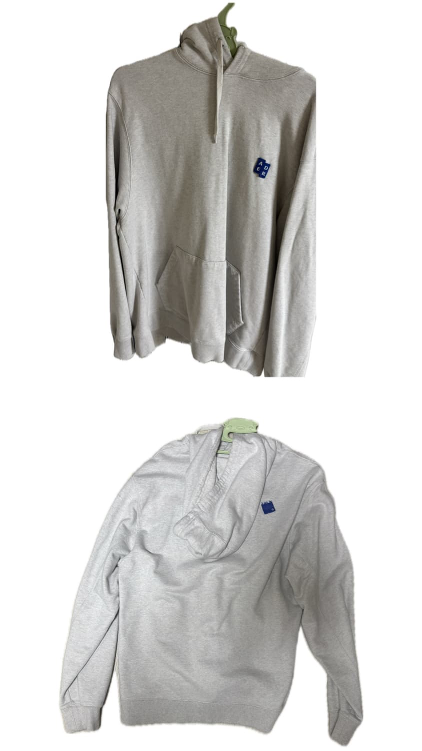 아더에러 시그니피컨트 TRS 태그 후드 오트밀 후드티 상품이미지3