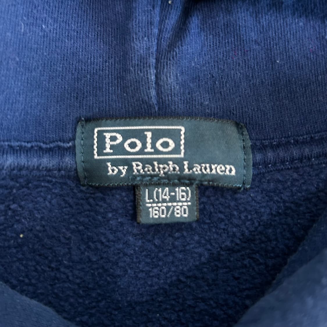 Polo 폴로 화이트 빅포니 블루 후드티 상품이미지6