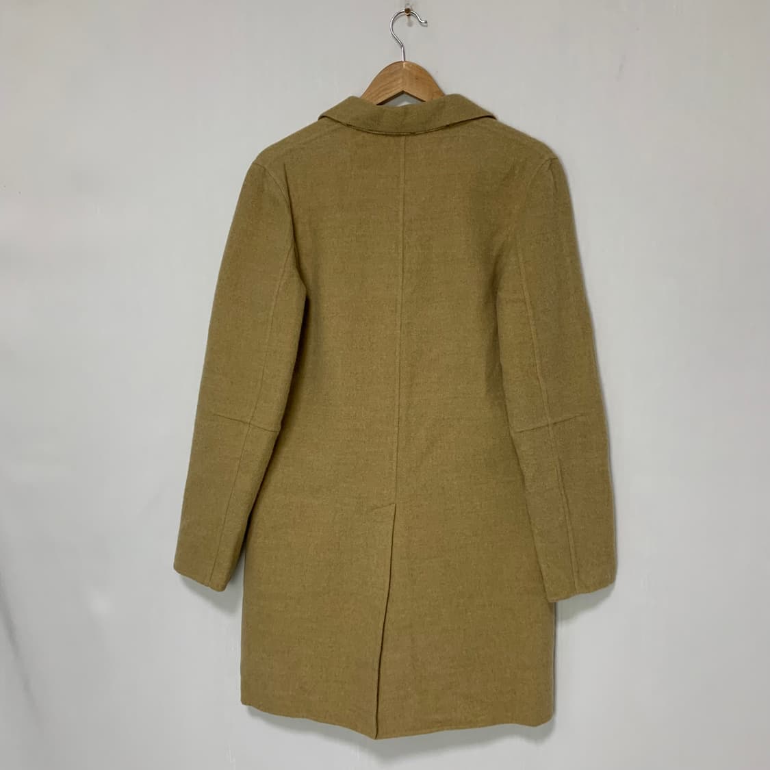 살바토레 페라가모 빈티지 카멜 베이지 울 모직 여성 코트 상품이미지6