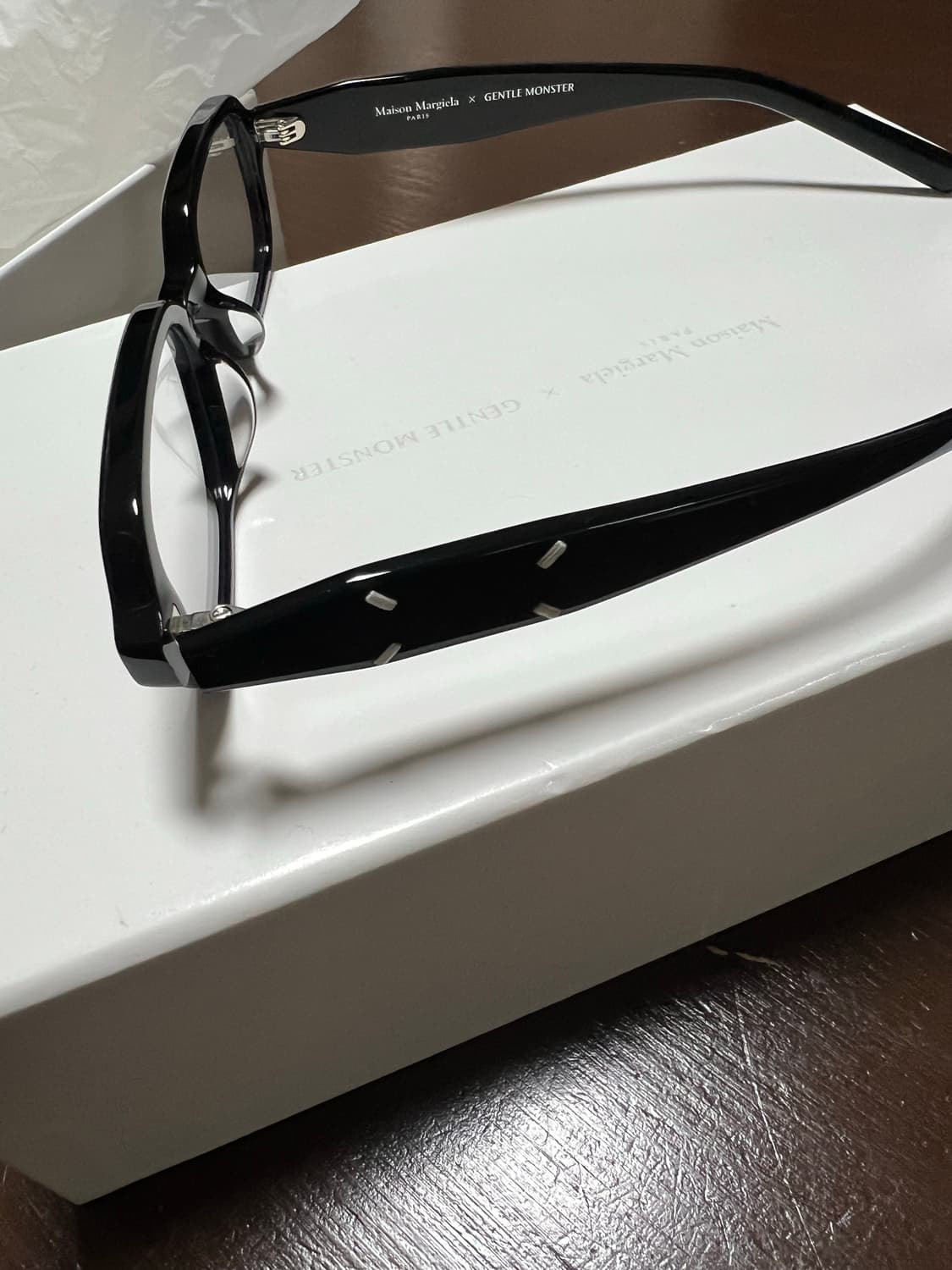 젠틀 몬스터 x 메종 마르지엘라 MM210 블랙 클리어 상품이미지6