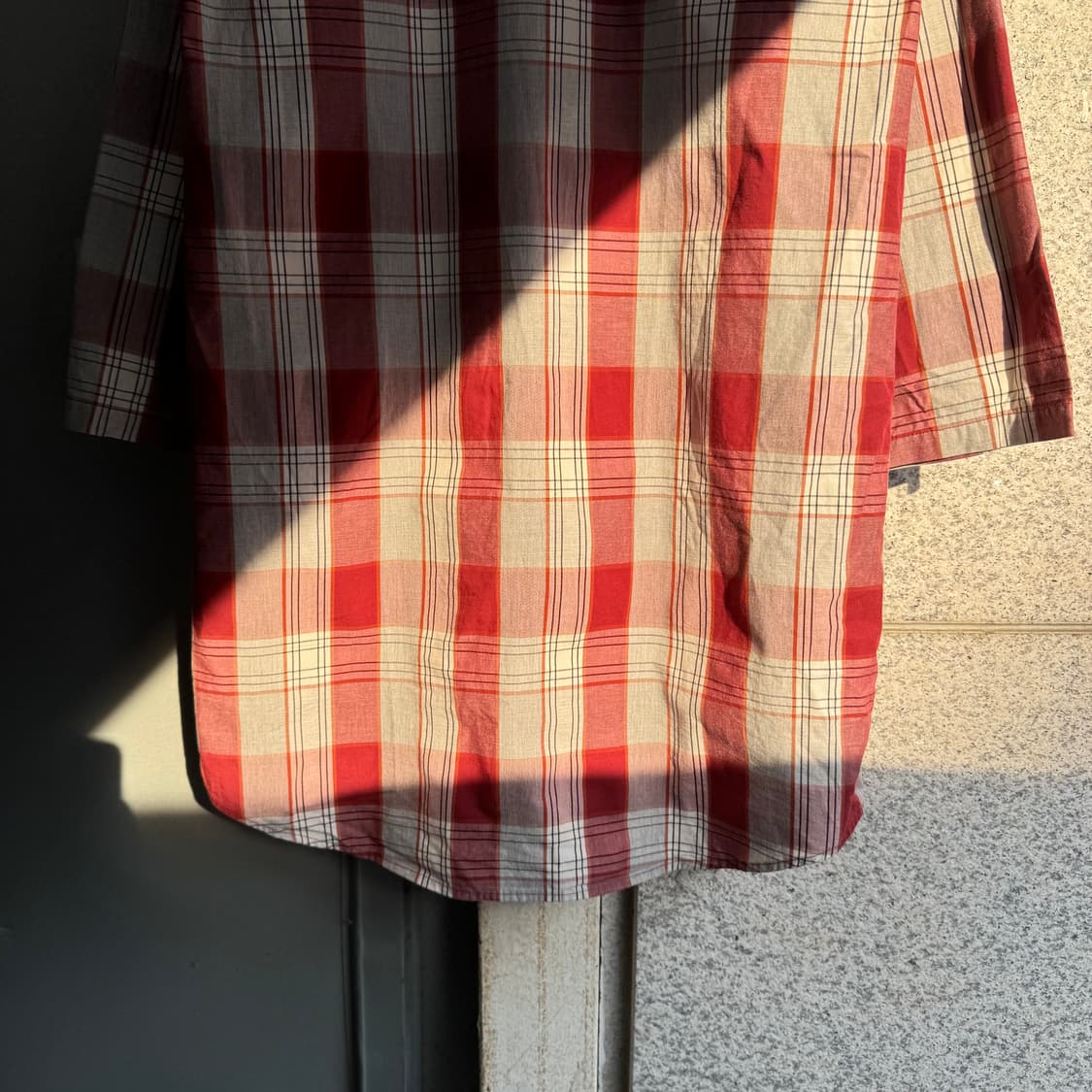 리바이스 포켓 체크 셔츠 원피스 상품이미지6