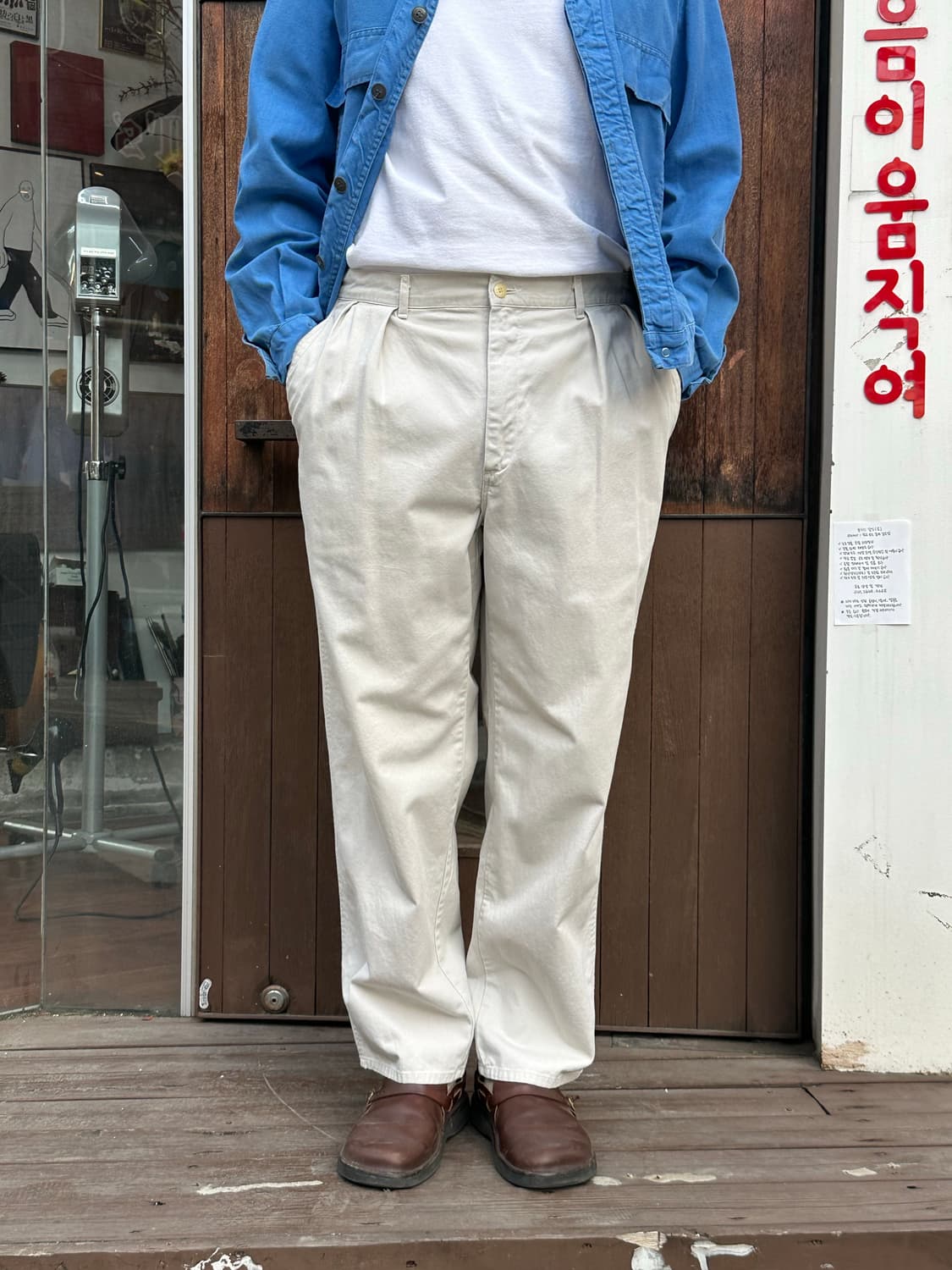 90's 폴로 오피서 치노팬츠 ‘베이지’ 상품이미지2