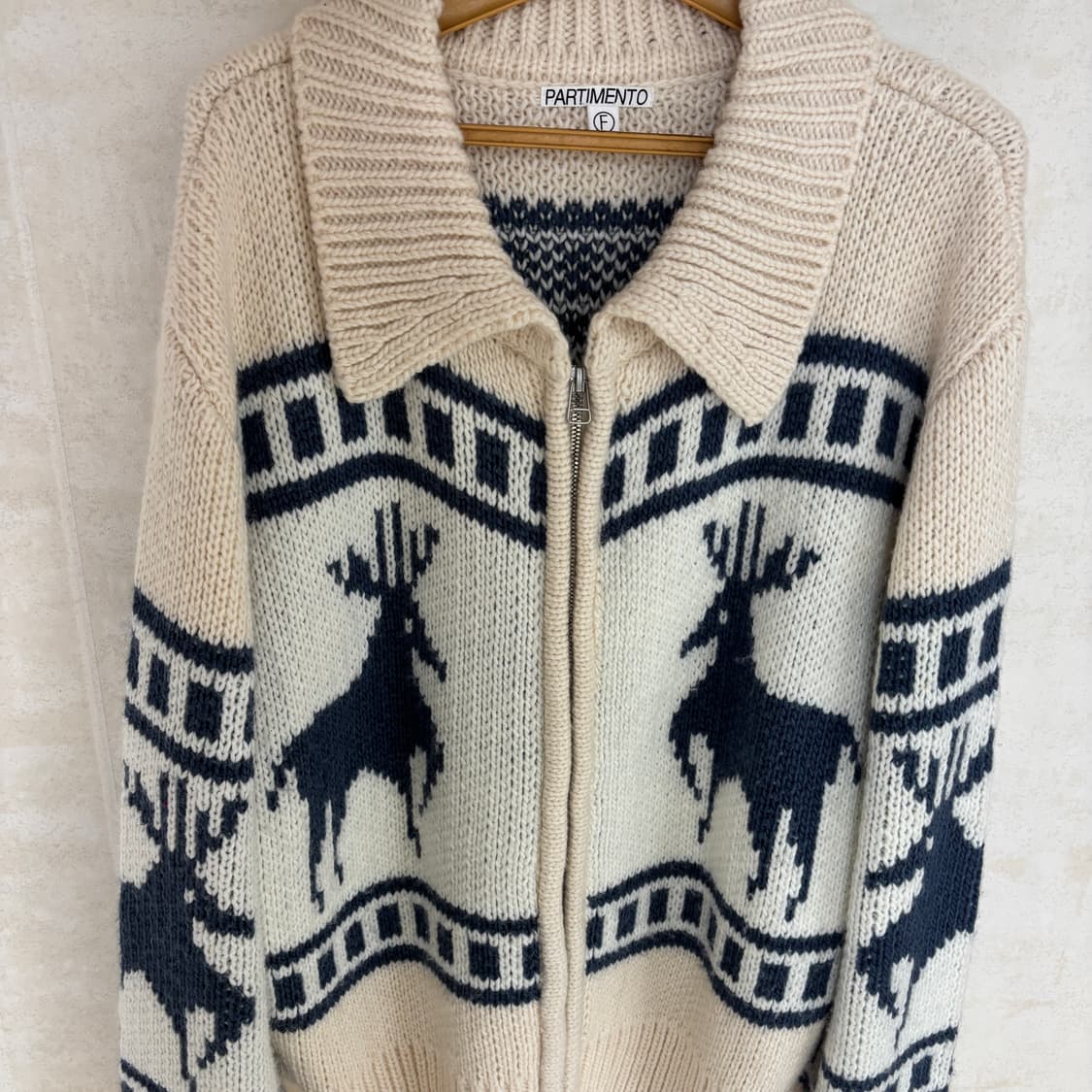 파르티멘토 코위찬 니트 집업 가디건 상품이미지1