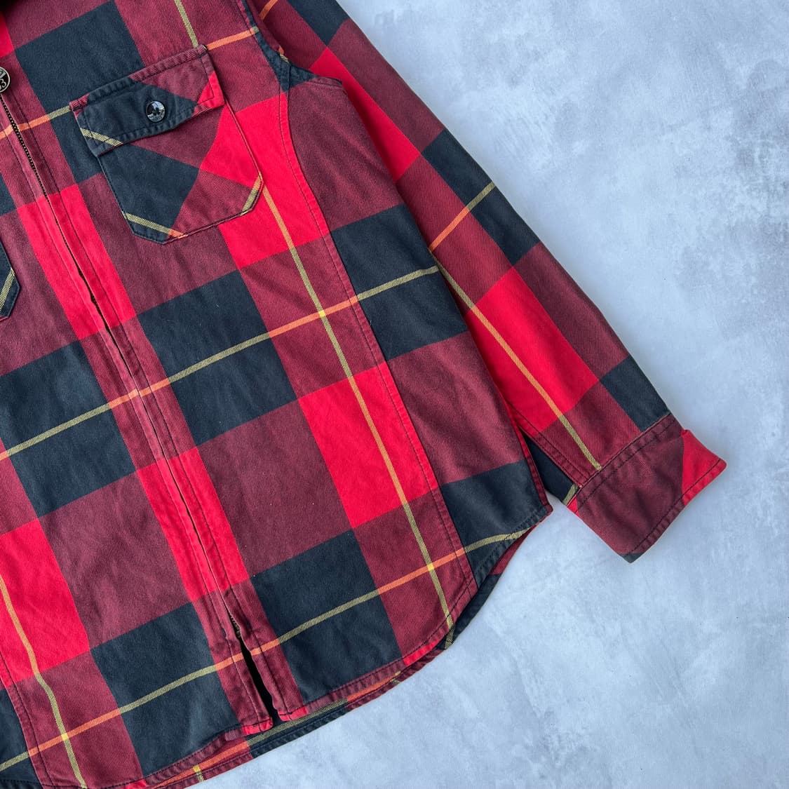 리바이스(Levi's) 타탄 체크 셔츠 집업 자켓 상품이미지4