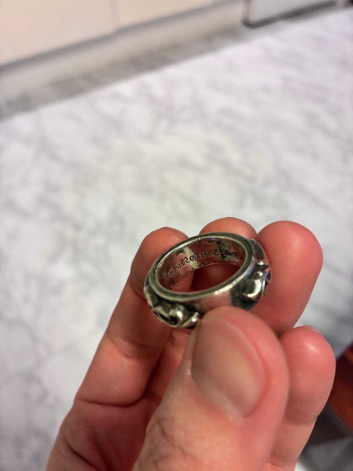 [us8] 크롬하츠 더블 네로우 바인 밴드링 상품이미지6