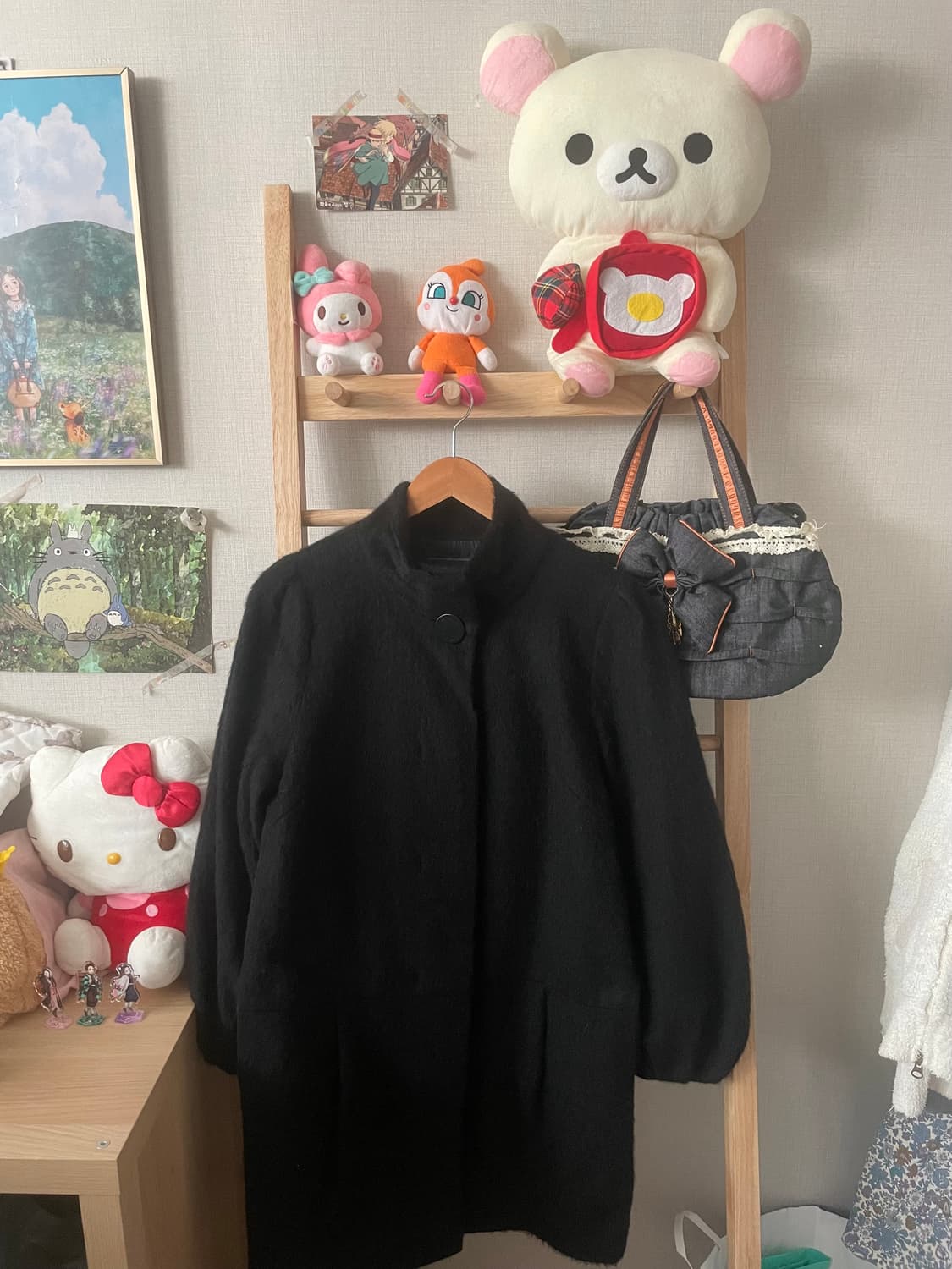 모리걸 빈티지 도쿄모리 블랙 코트 🖤🖤 상품이미지2