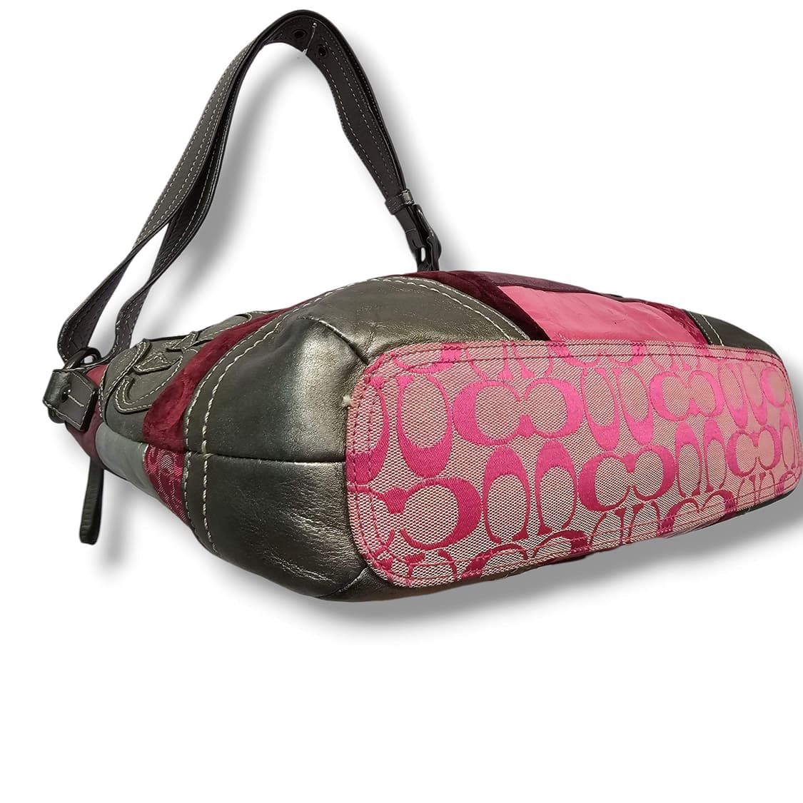 Coach 코치 핑크 패치워크 호보 숄더백 상품이미지5