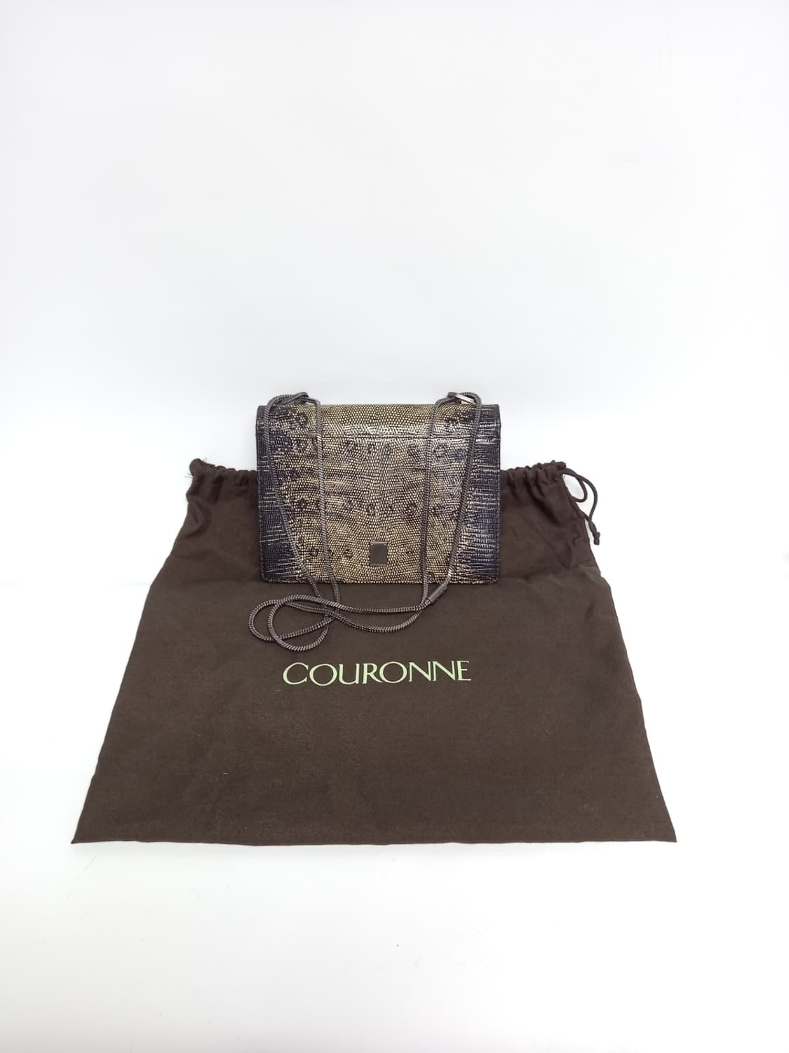 쿠론 미니크로스 앤 숄더백 파이톤패턴 상품이미지2