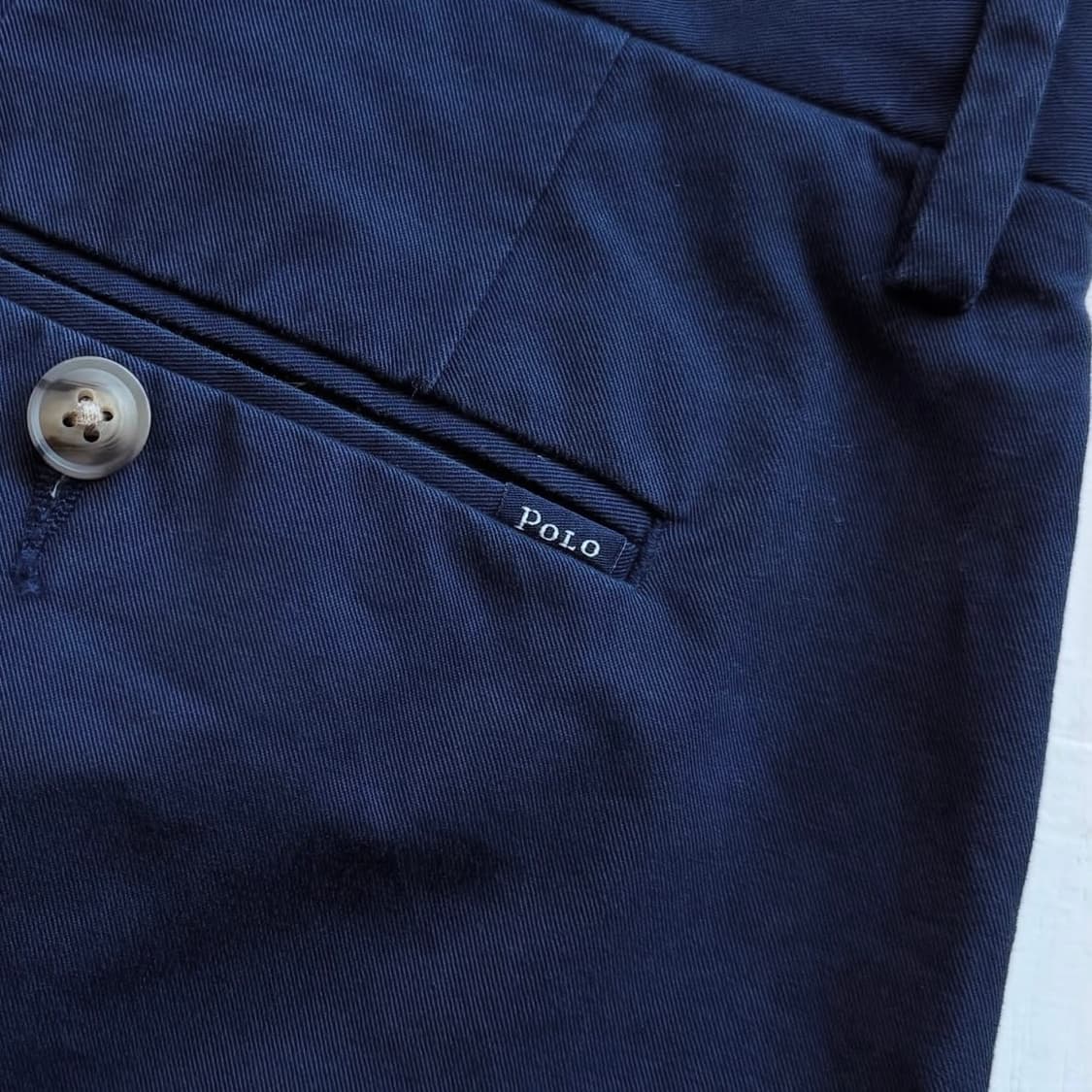 폴로 랄프로렌 네이비 치노 반바지 상품이미지5