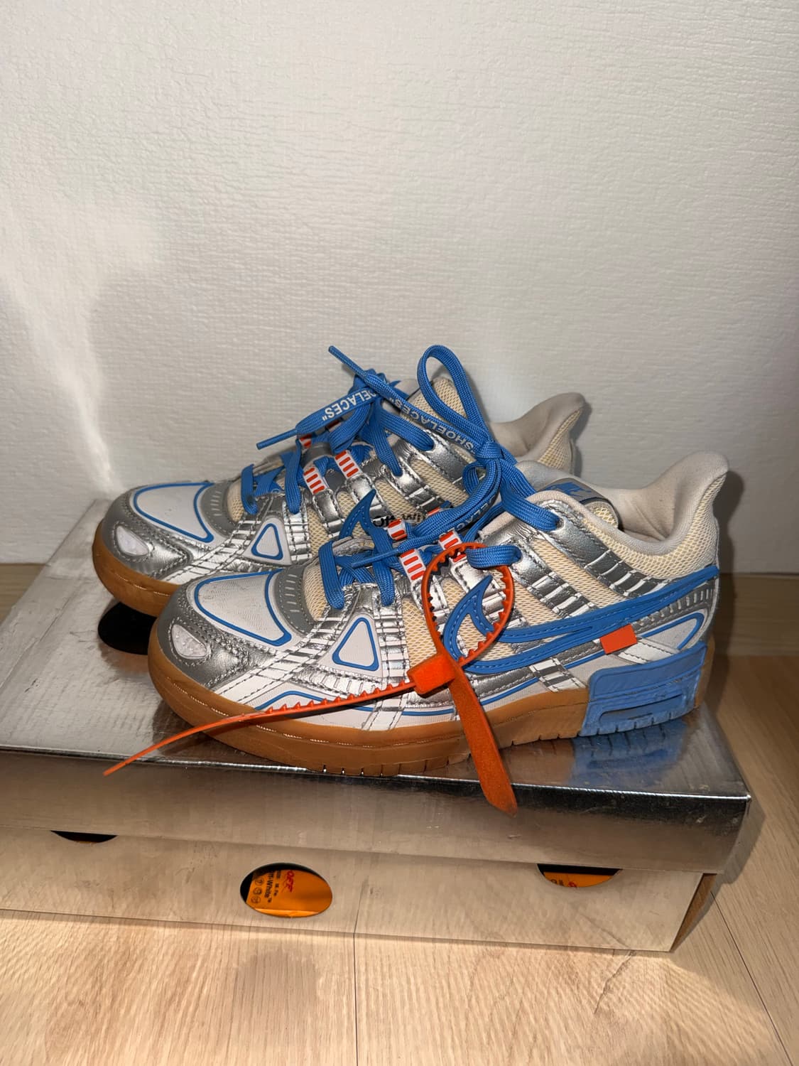 나이키 x 오프화이트 에어 러버 덩크 유니버시티 블루 상품이미지3