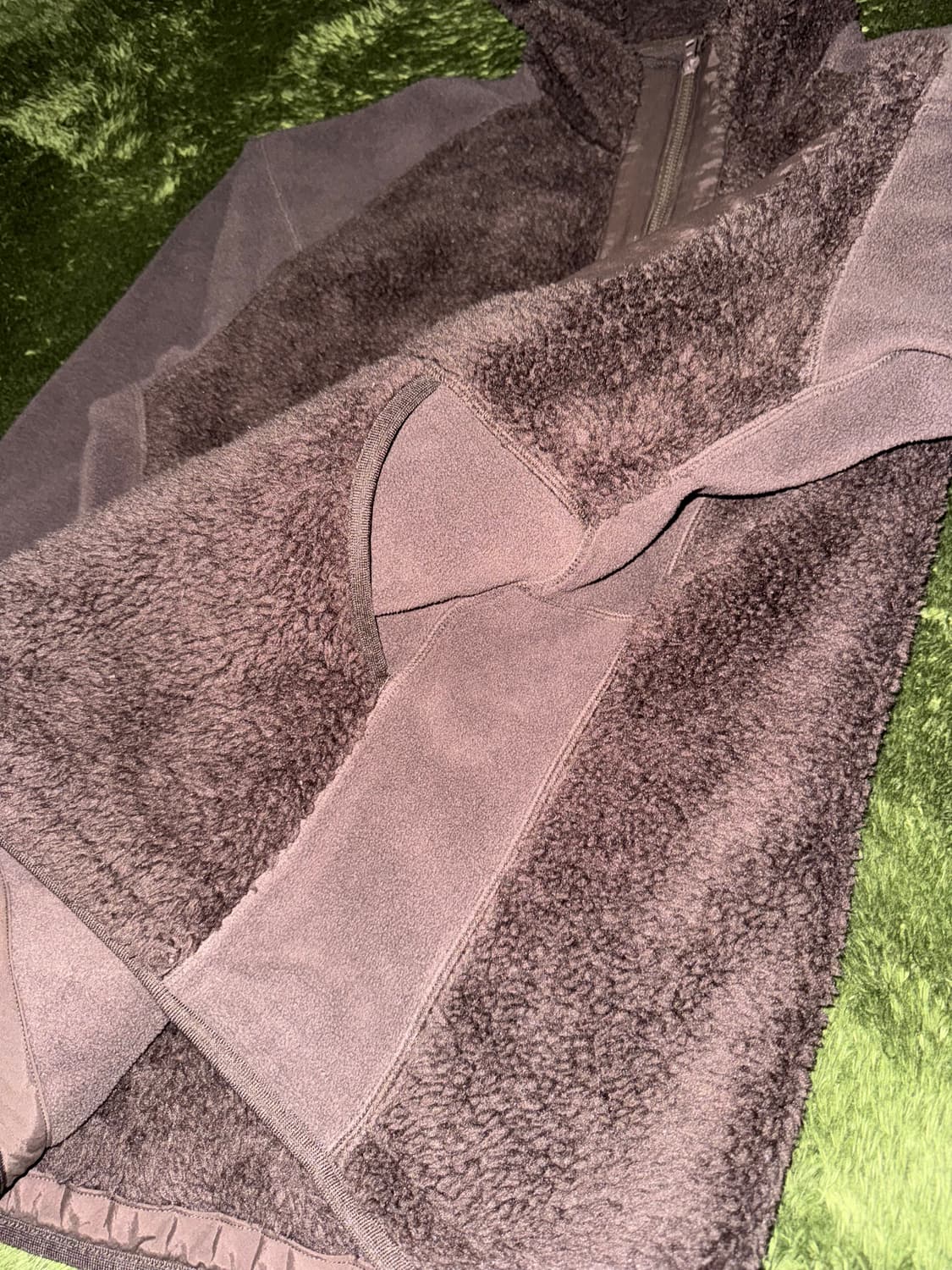 [XL] 유니클로 X 화이트 마운티니어링 플리스 풀 집 자켓 브라운 상품이미지7