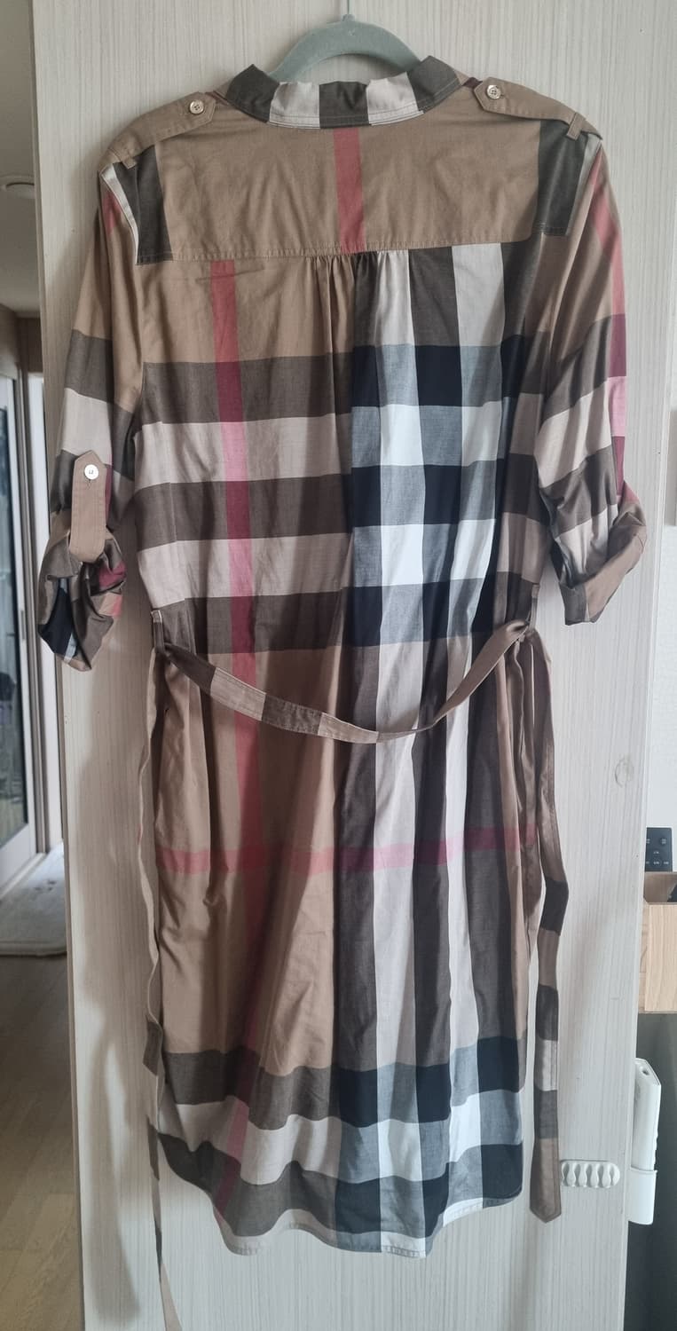 👗버버리 체크 셔츠 원피스 상품이미지2