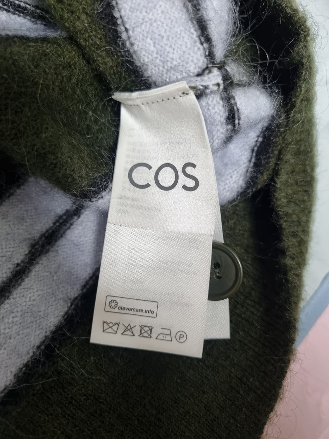 COS 코스 텍스처드 니트 모헤어 가디건 M 상품이미지4