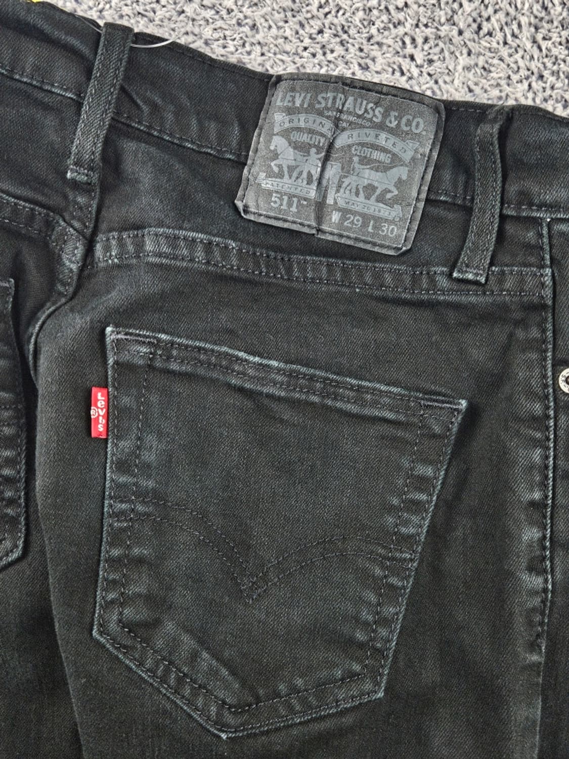리바이스 511 블랙 진 데님 팬츠 ( 29 X 30 ) / 10867 상품이미지8