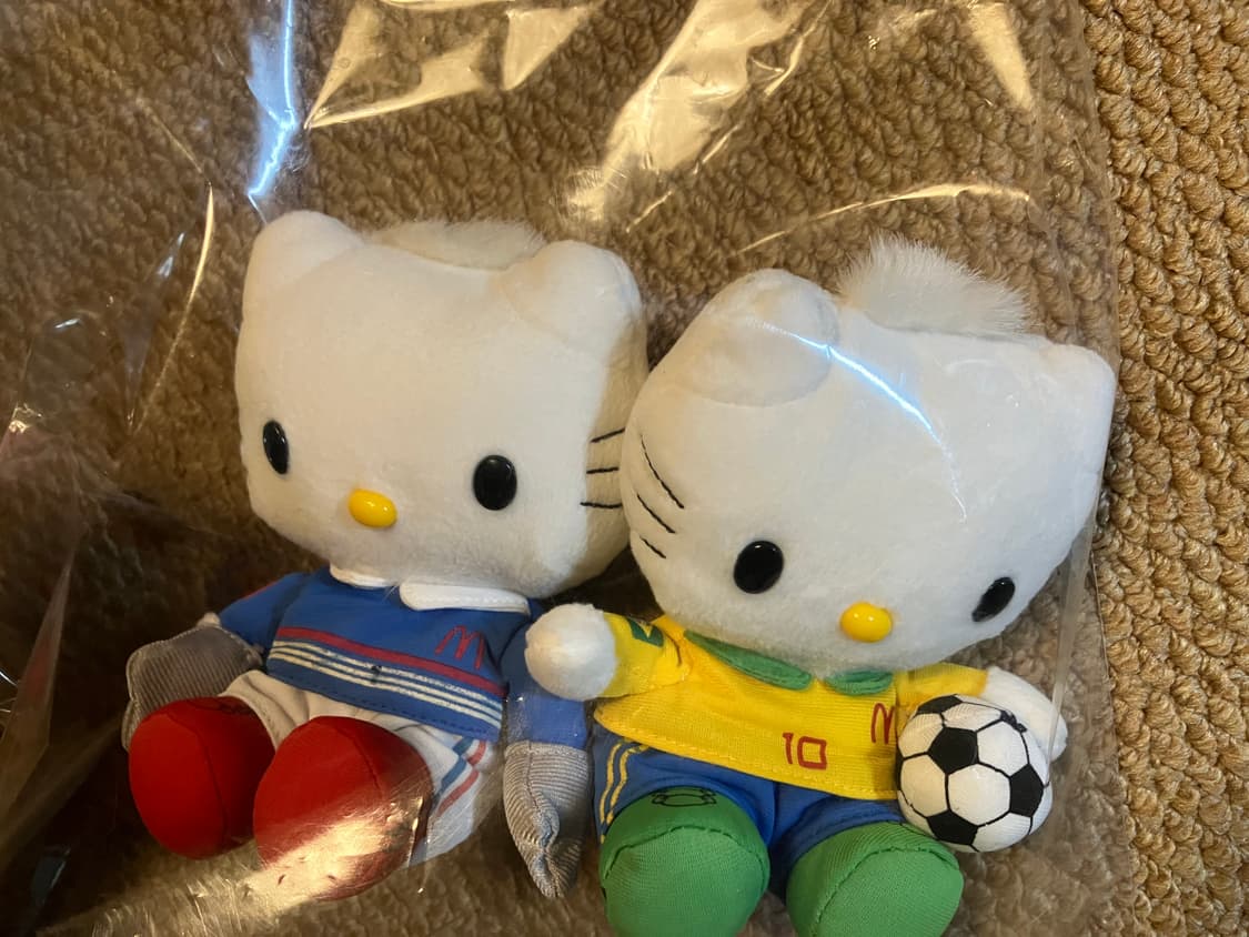 고전 2002년 맥도날드 키티 리버시블 플러시,디어 다니엘  상품이미지1