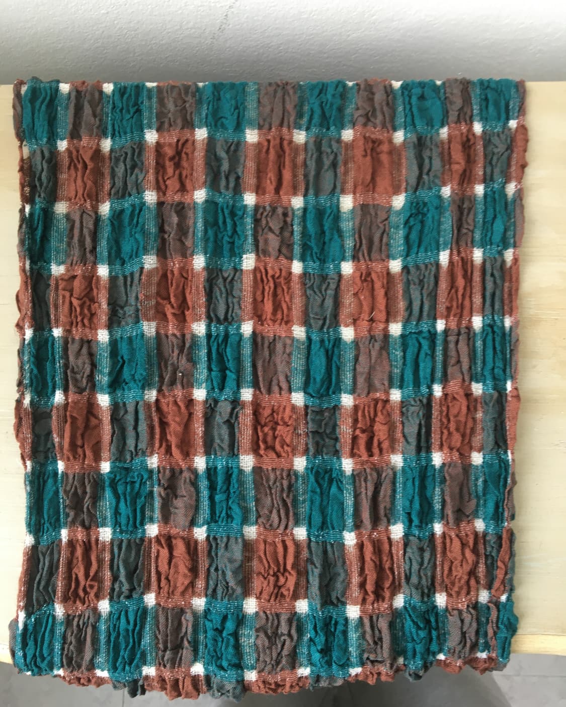  pattern point pleats scarf 상품이미지3