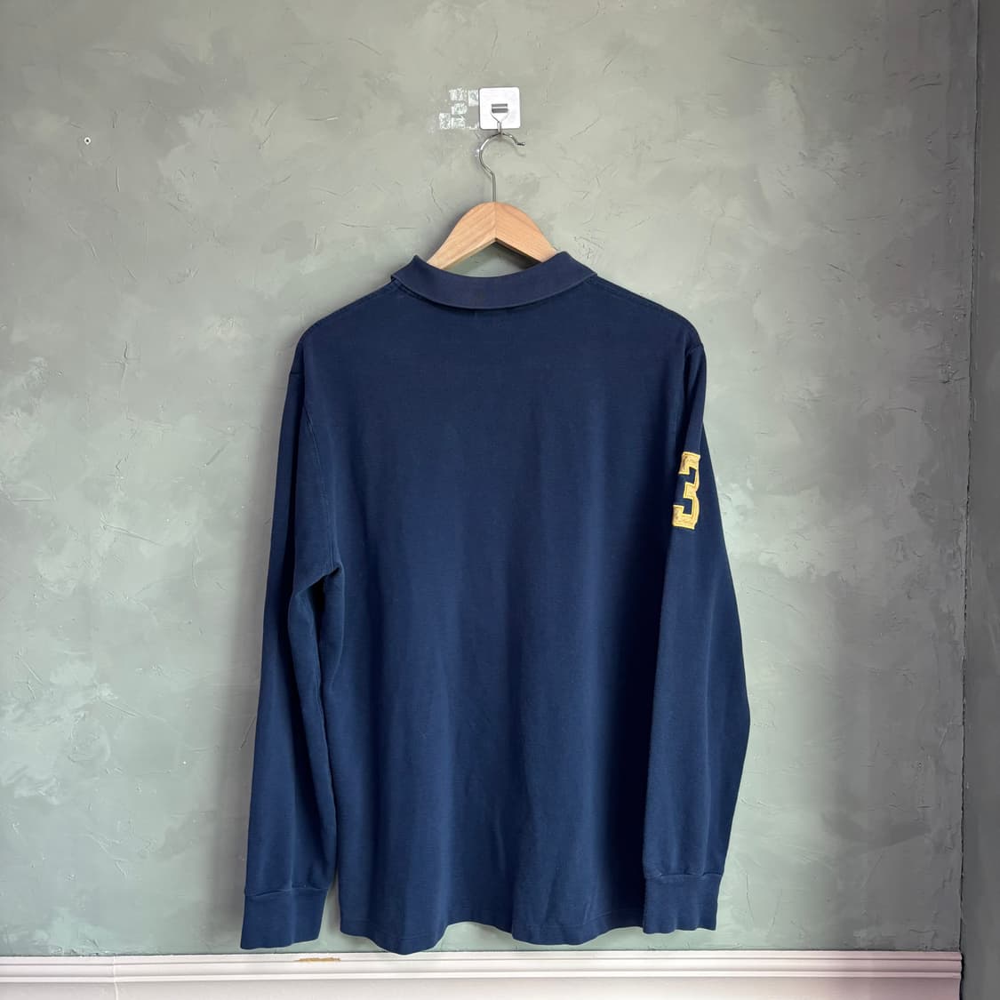 폴로 랄프로렌 빅포니 카라티 롱슬리브 네이비 상품이미지4