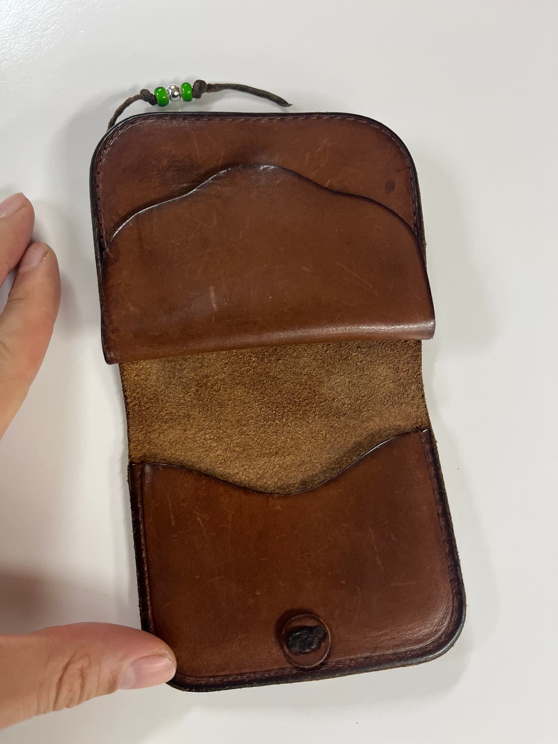 고로스 다크브라운 새들레더 인디언콘초 카드지갑 상품이미지8