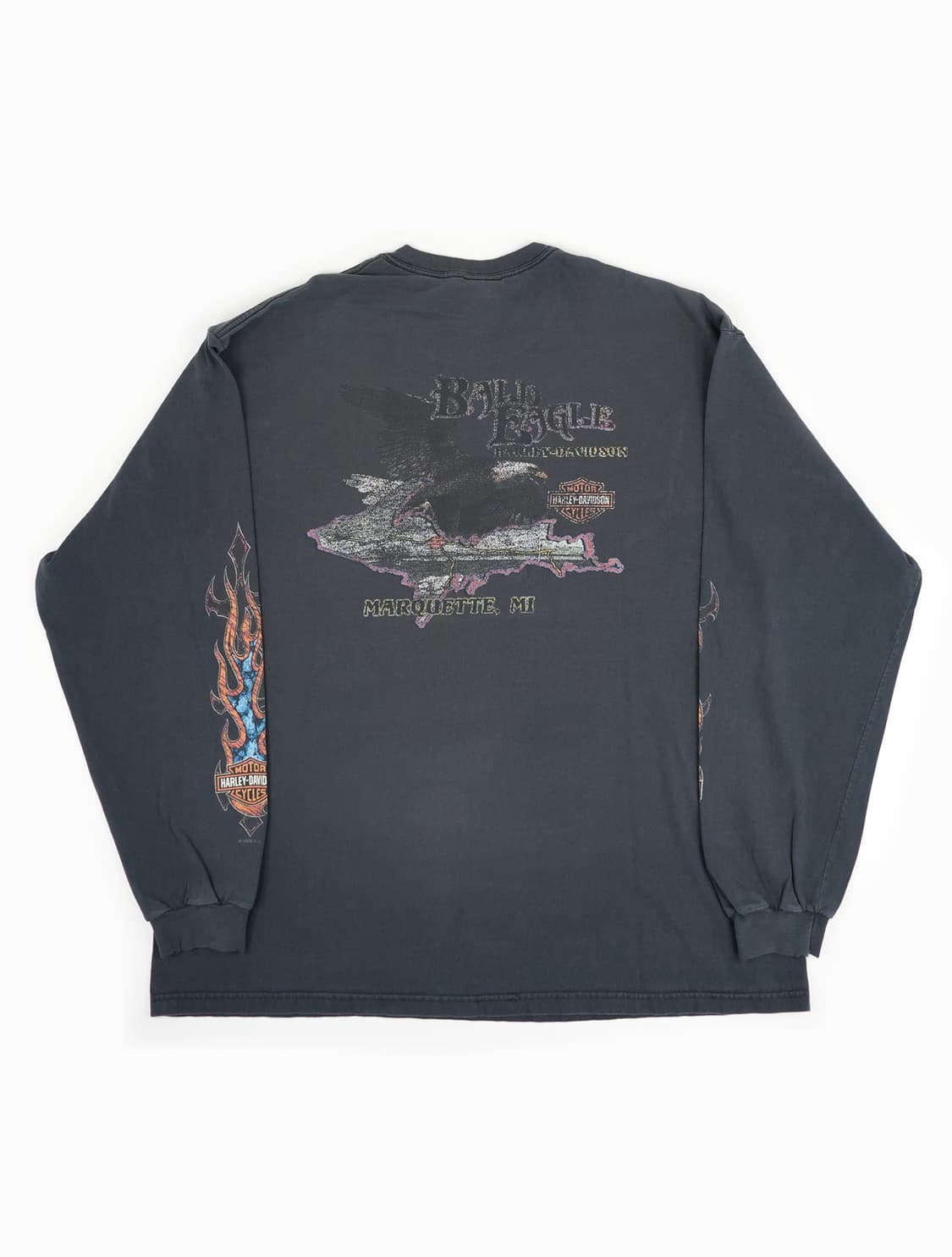 [2XL] 빈티지 2008 할리데이비슨 플레임 트리벌 롱슬리브 상품이미지2