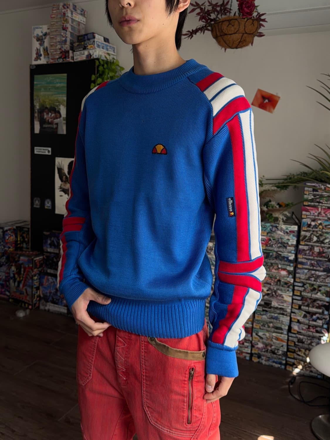 Ellesse 파워 숄더 본 니트 상품이미지5