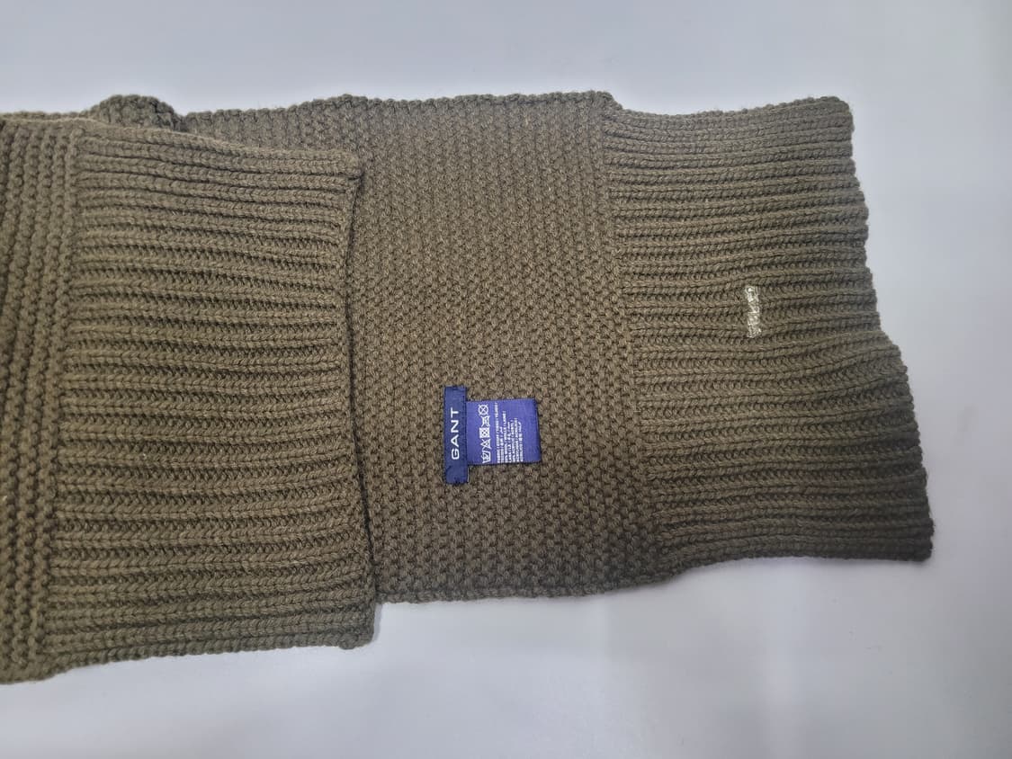 GANT 칸트 울 머플러 / 폭 26cm 총장 183cm 카키
 상품이미지7