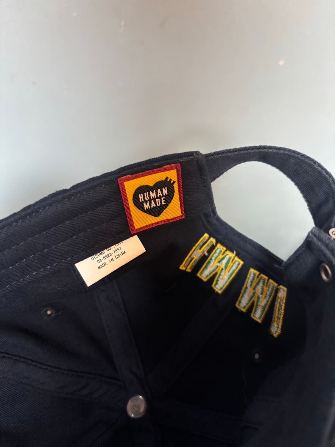 휴먼메이드 6패널 캡 네이비 모자 상품이미지3