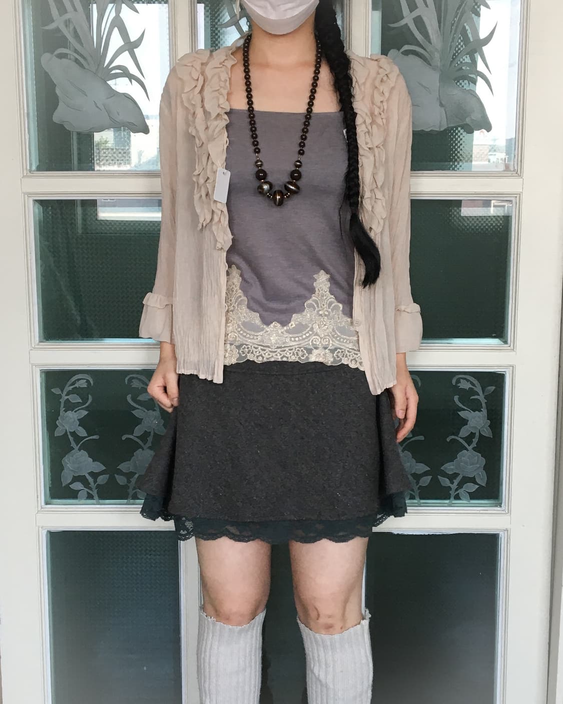 Lace point sleeveless 상품이미지5