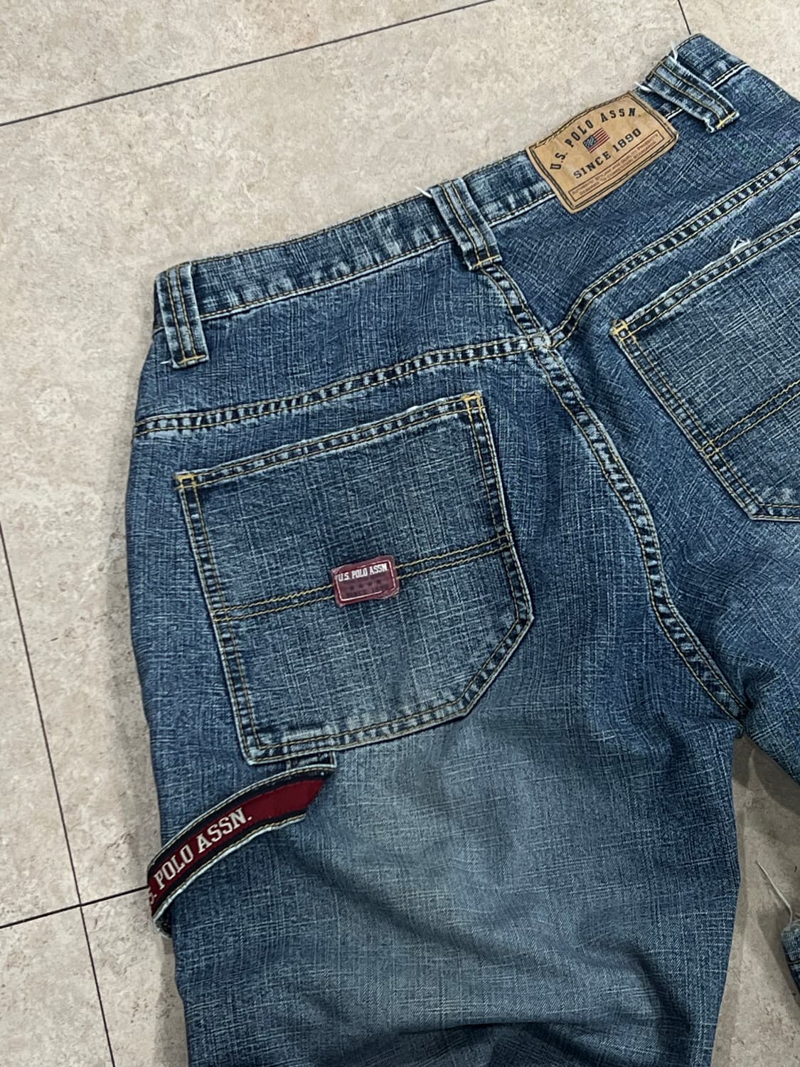 U.S POLO ASSN 카펜터 중청 데님 팬츠 상품이미지6