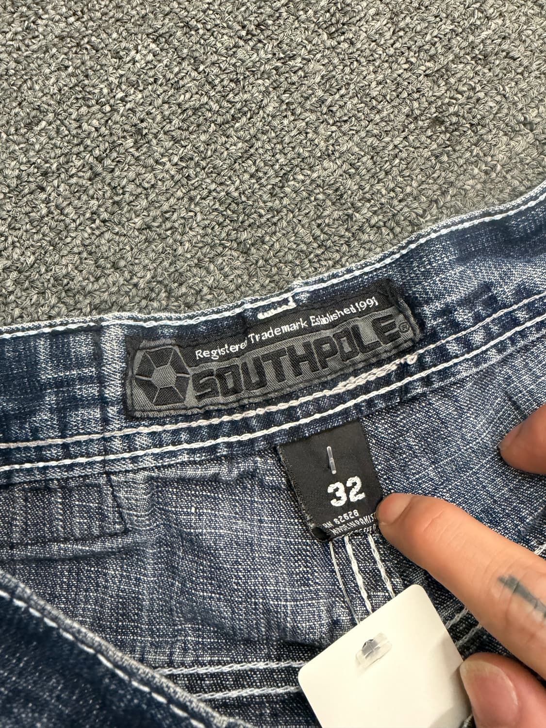 32)Southpole 빈티지 워싱 버뮤다 데님팬츠 상품이미지5