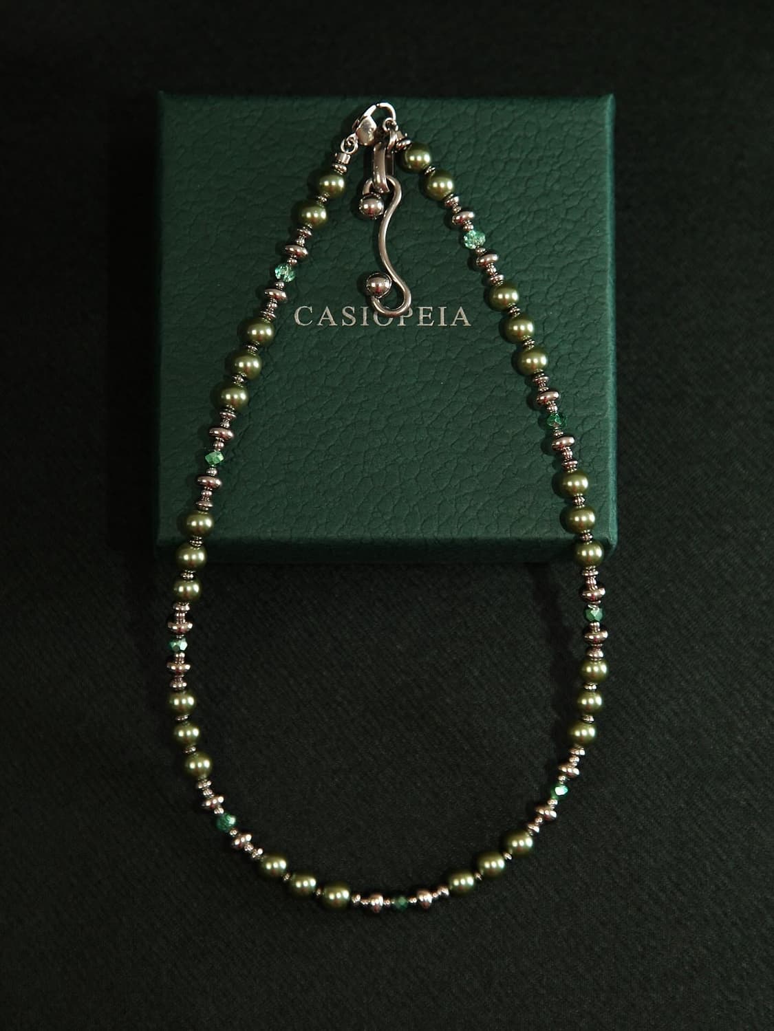 CASIOPEIA  Space Road(2color) 크리스탈 진주목걸이 상품이미지3