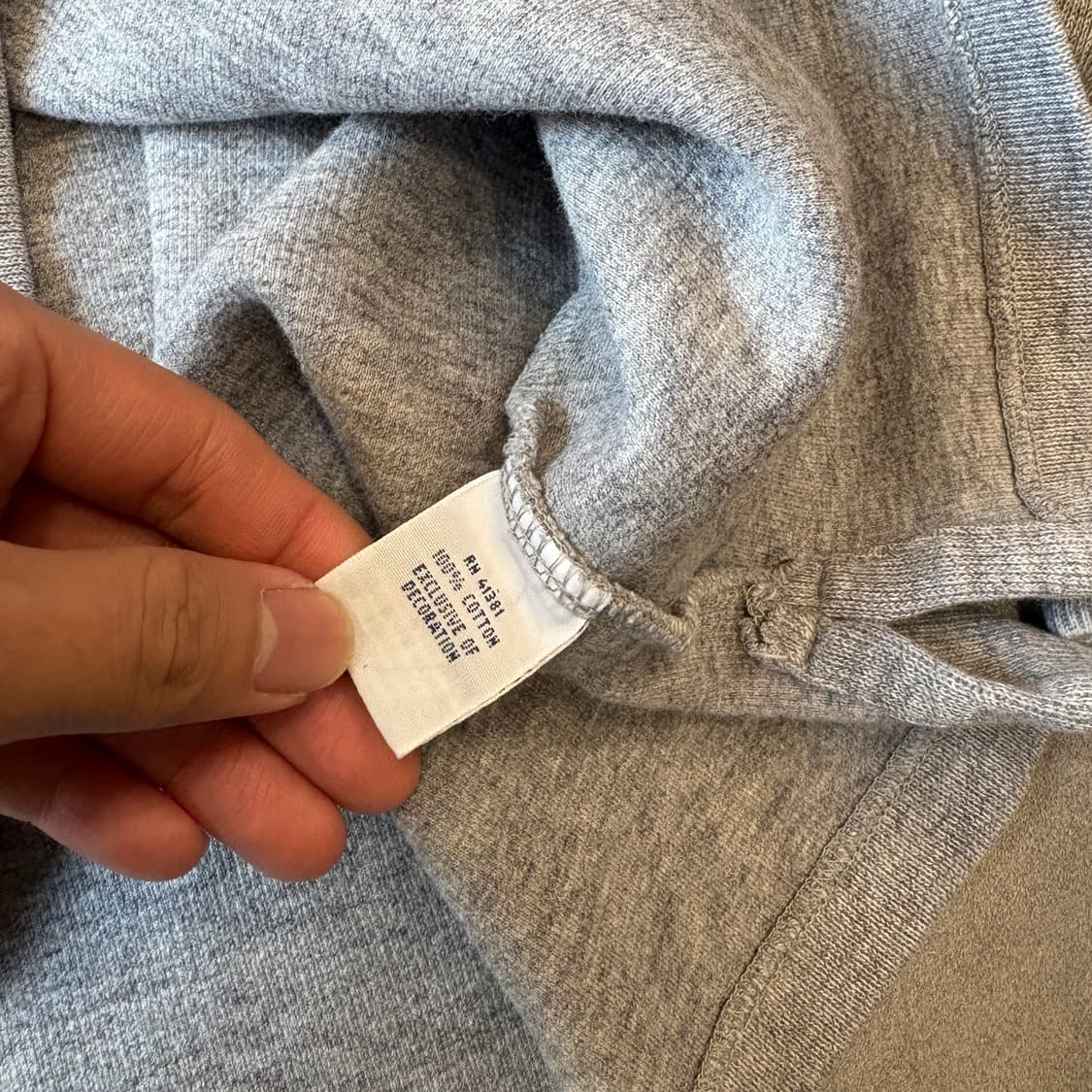 폴로 정품 최신라벨 그레이 반집업 니트 상품이미지8
