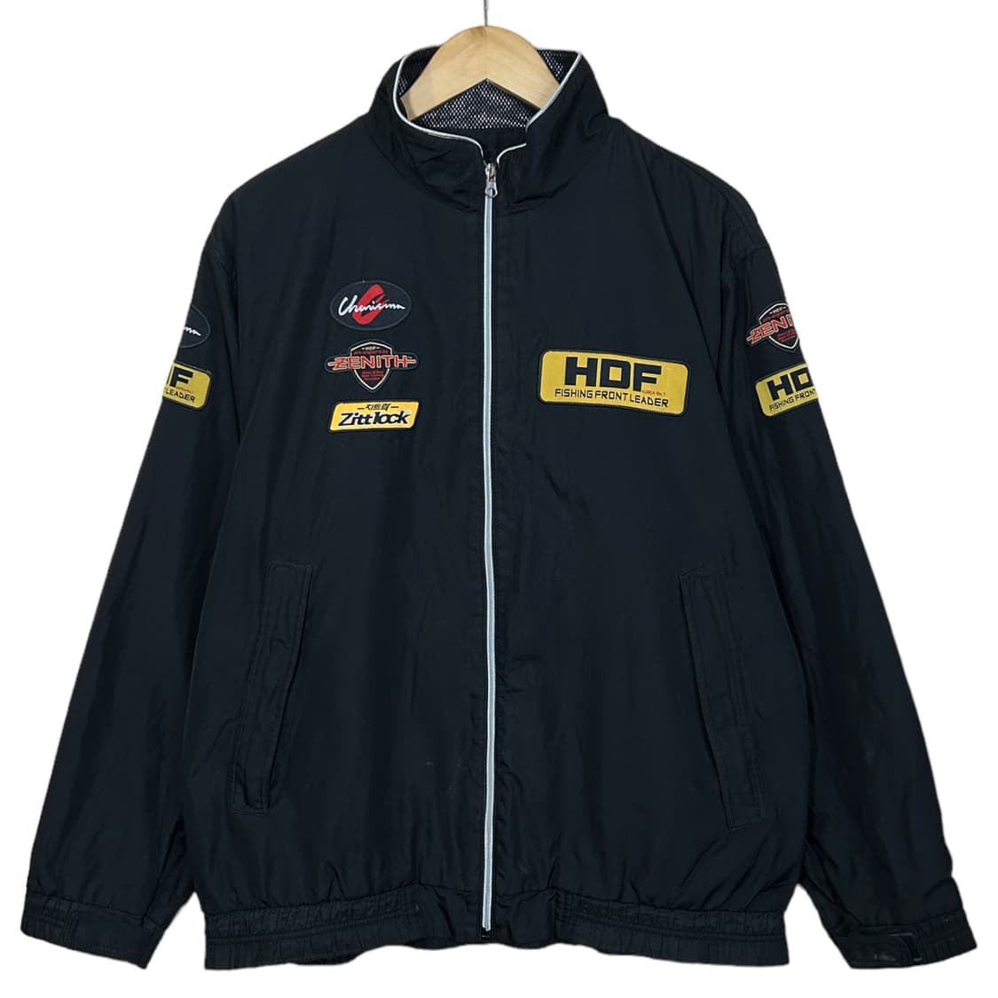 HDF 자수 패치 피싱 바람막이 자켓 XL 상품이미지4