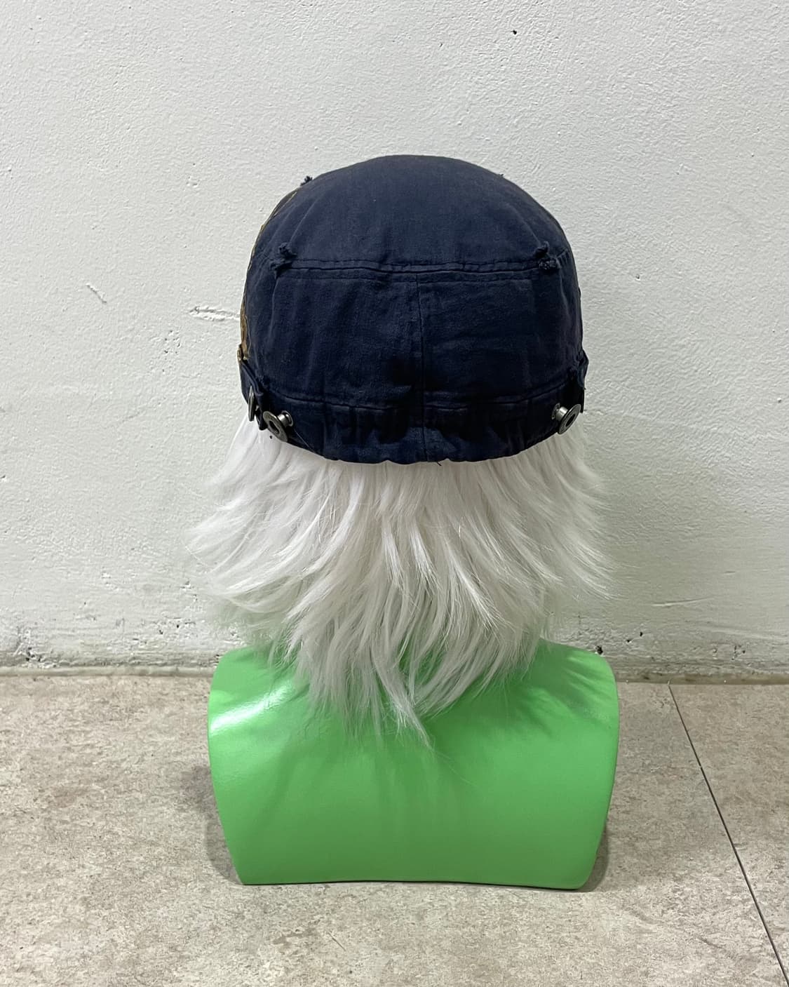 girl-printed navy cap hat  상품이미지4