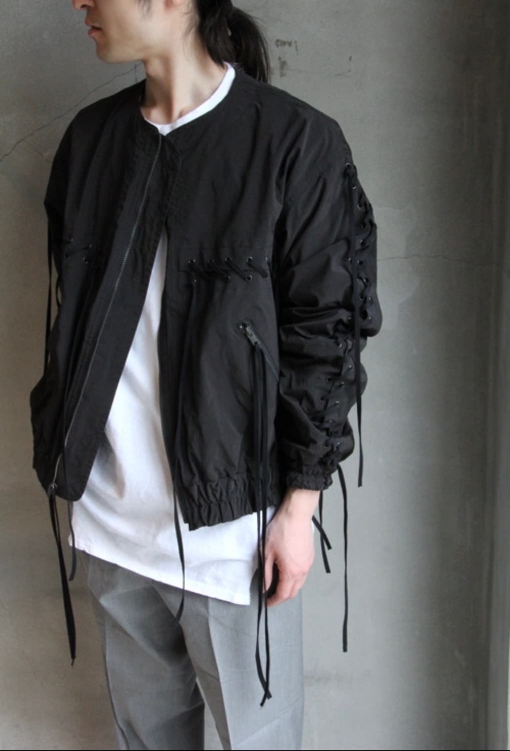 언유즈드 레이스업 자켓 상품이미지1