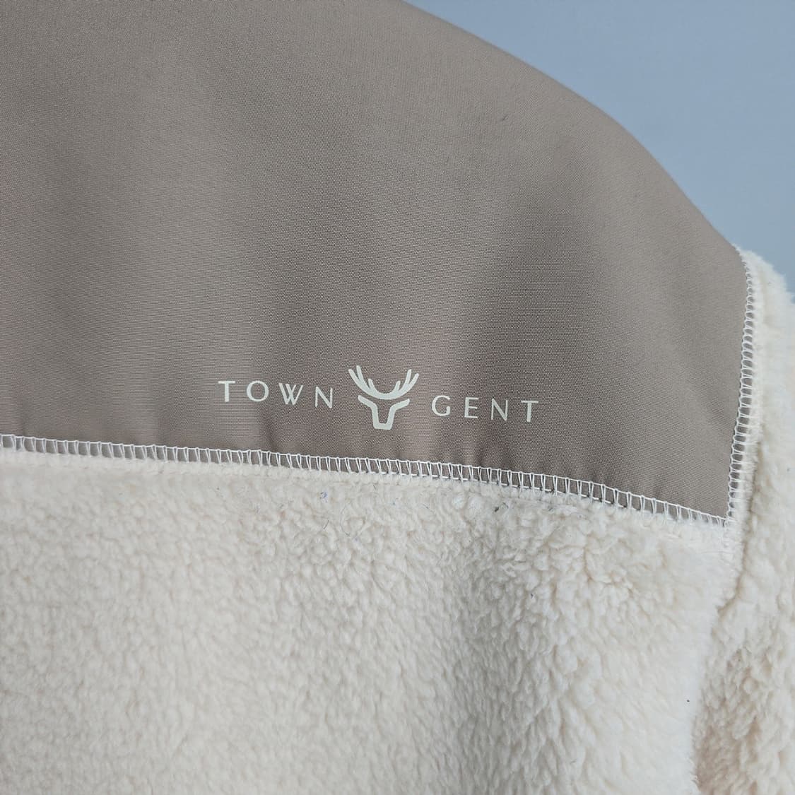 타운젠트(TOWN GENT) 뽀글이 플리스 집업 아이보리 100 상품이미지5