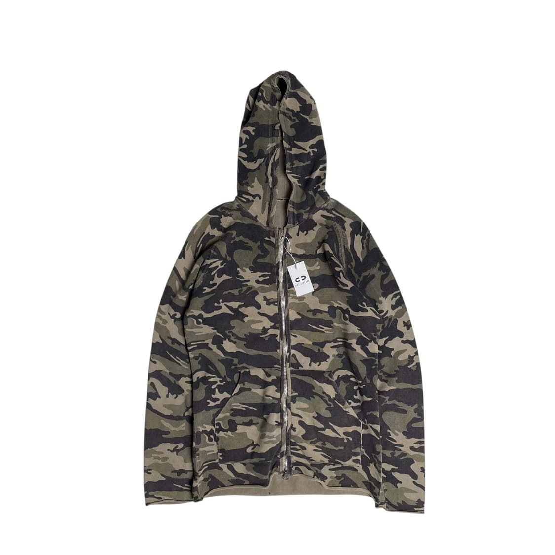카모플라쥬 패턴 집업 후드 상품이미지1