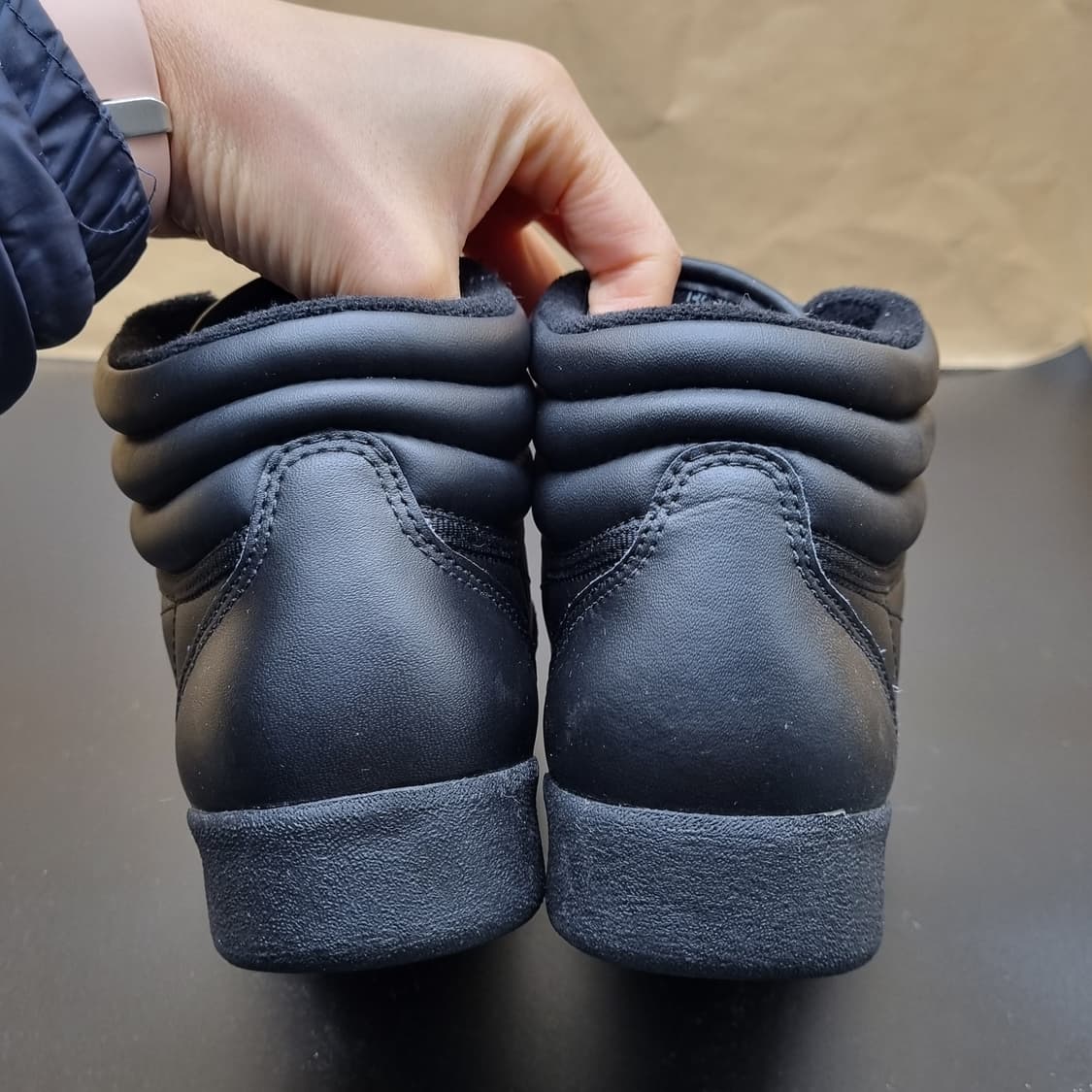 리복 프리스타일 블랙 하이탑 240 상품이미지4