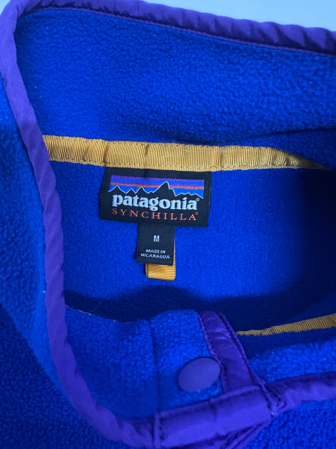빈티지 파타고니아 신칠라스냅티 블루/그린 우먼즈M 상품이미지3