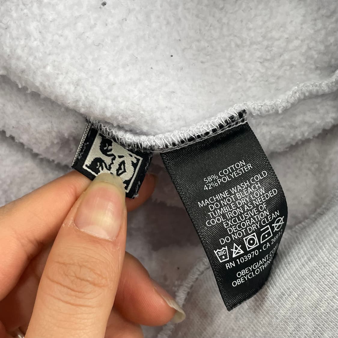 Obey 오베이 서울 멜란지 후드티 상품이미지7