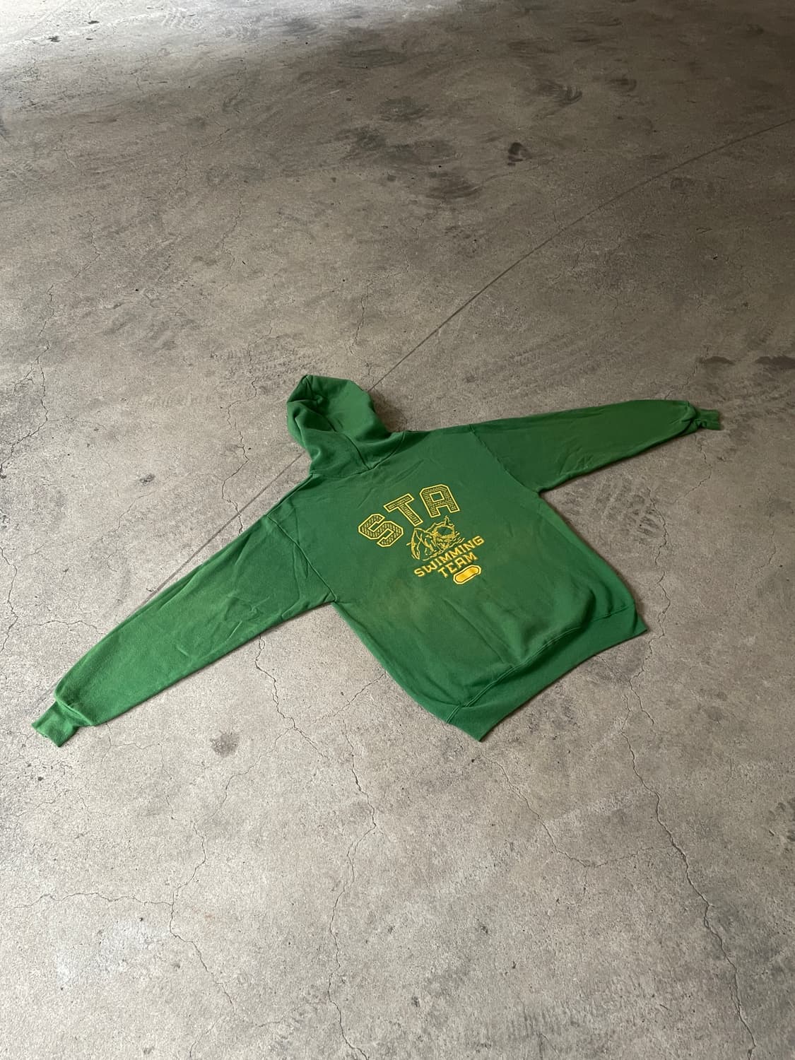 80s~ Mid 90s Jerzees Green 50/50 Hoodie 상품이미지8