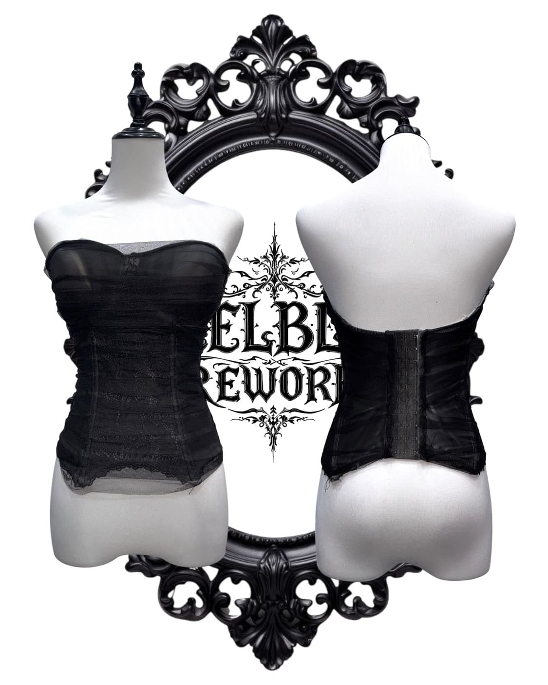 FEELBLUE REWORK 022 – Black Eden Corset 상품이미지6