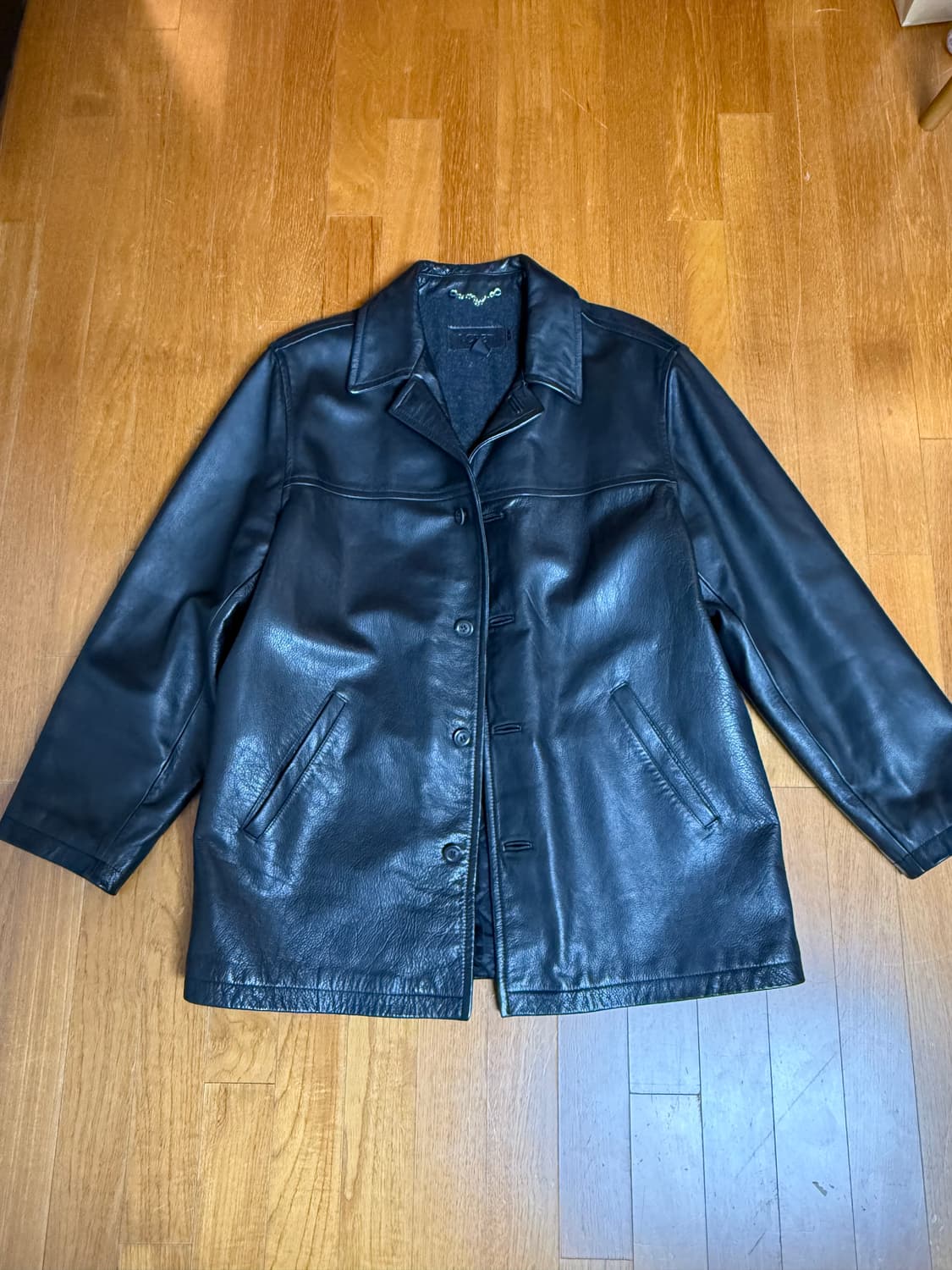 올드 제이크루 레더 카코트 상품이미지2