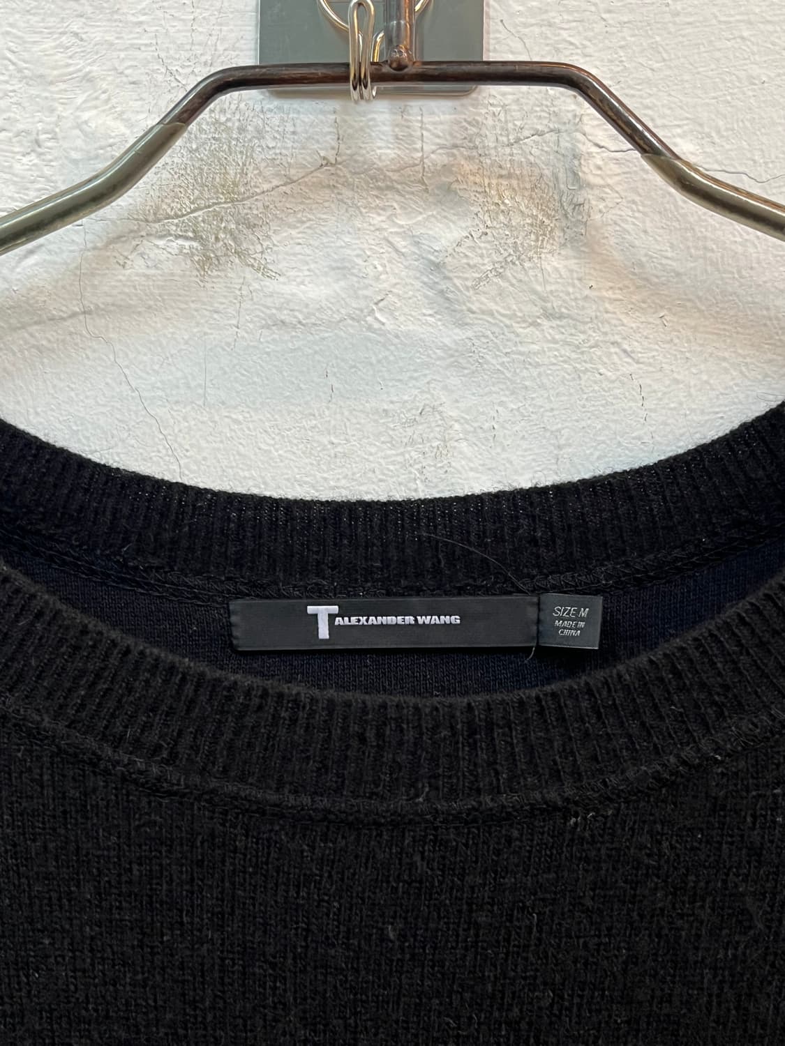 Alexander Wang 메리노 울 캐시미어 니트 블랙 M 상품이미지2